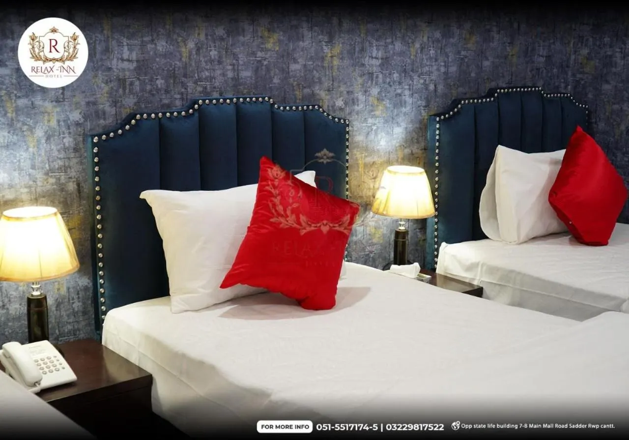 Bed in Hotel Relax Inn Rawalpindi