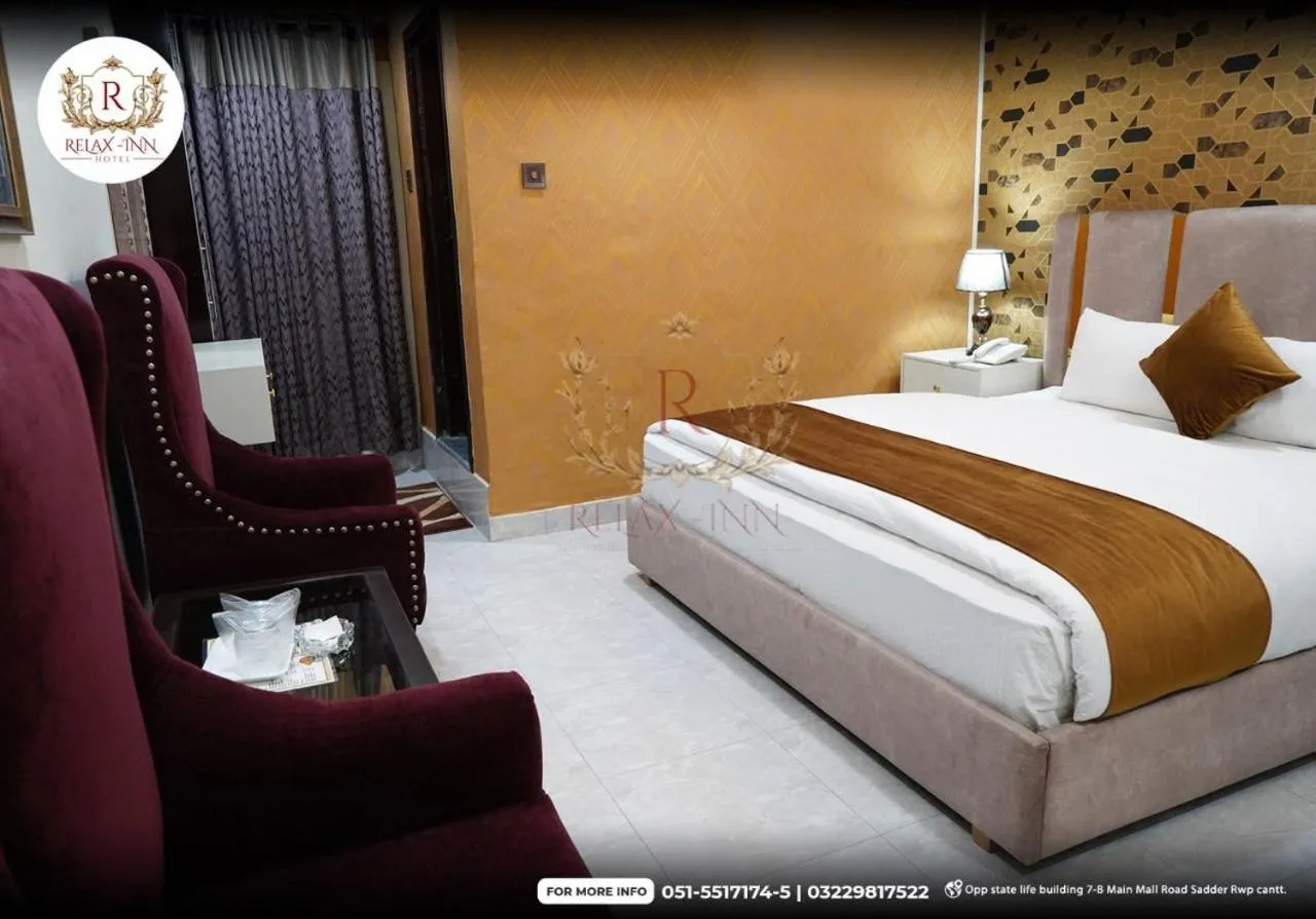 Bed in Hotel Relax Inn Rawalpindi