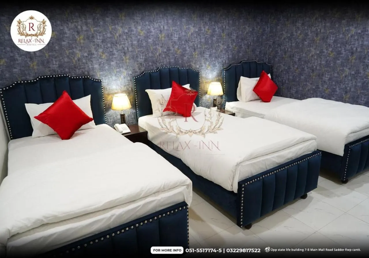 Bed in Hotel Relax Inn Rawalpindi