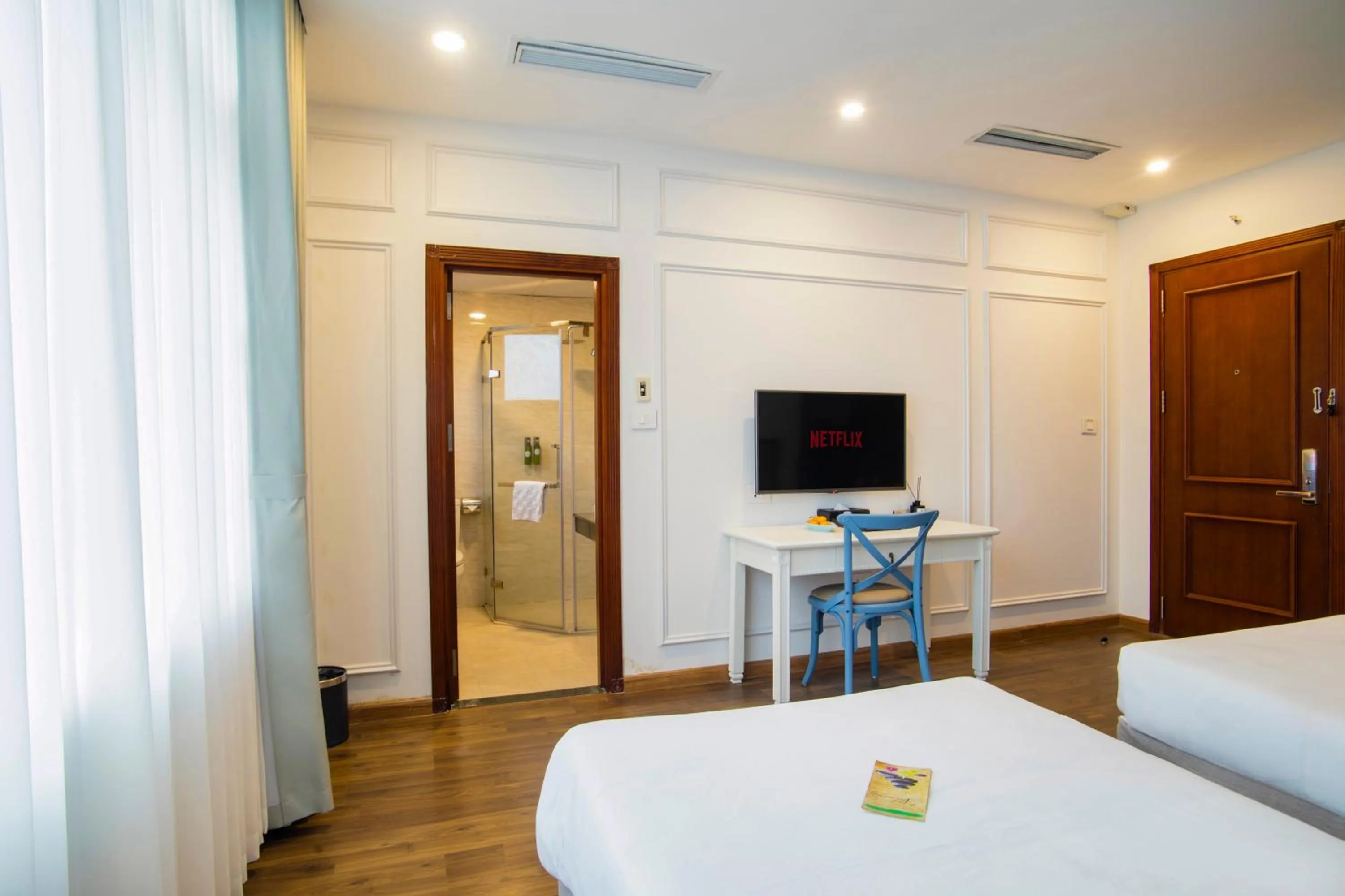 Bed in Western Hanoi Hotel