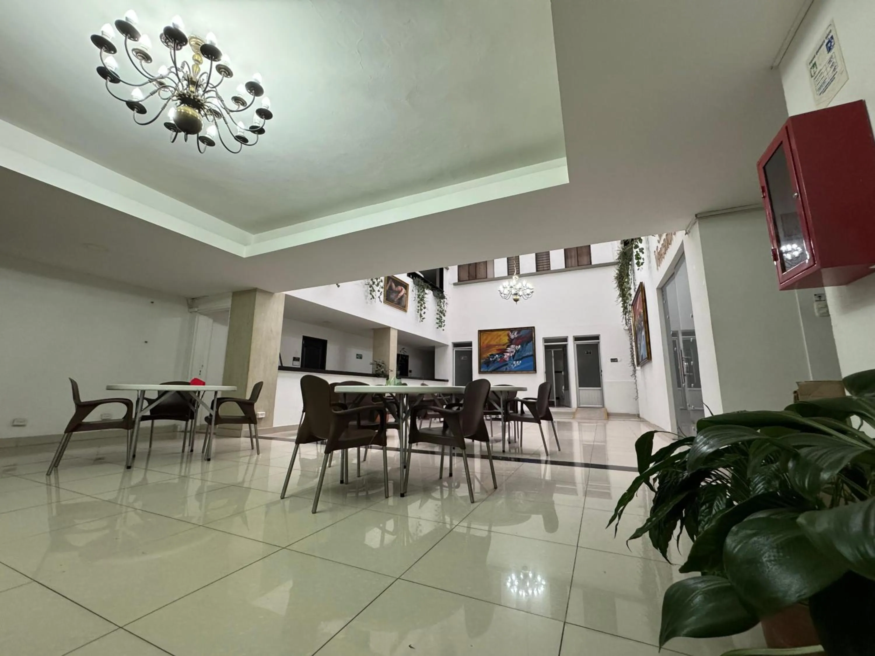 Kitchen or kitchenette in Hotel Catalina Plaza Pereira