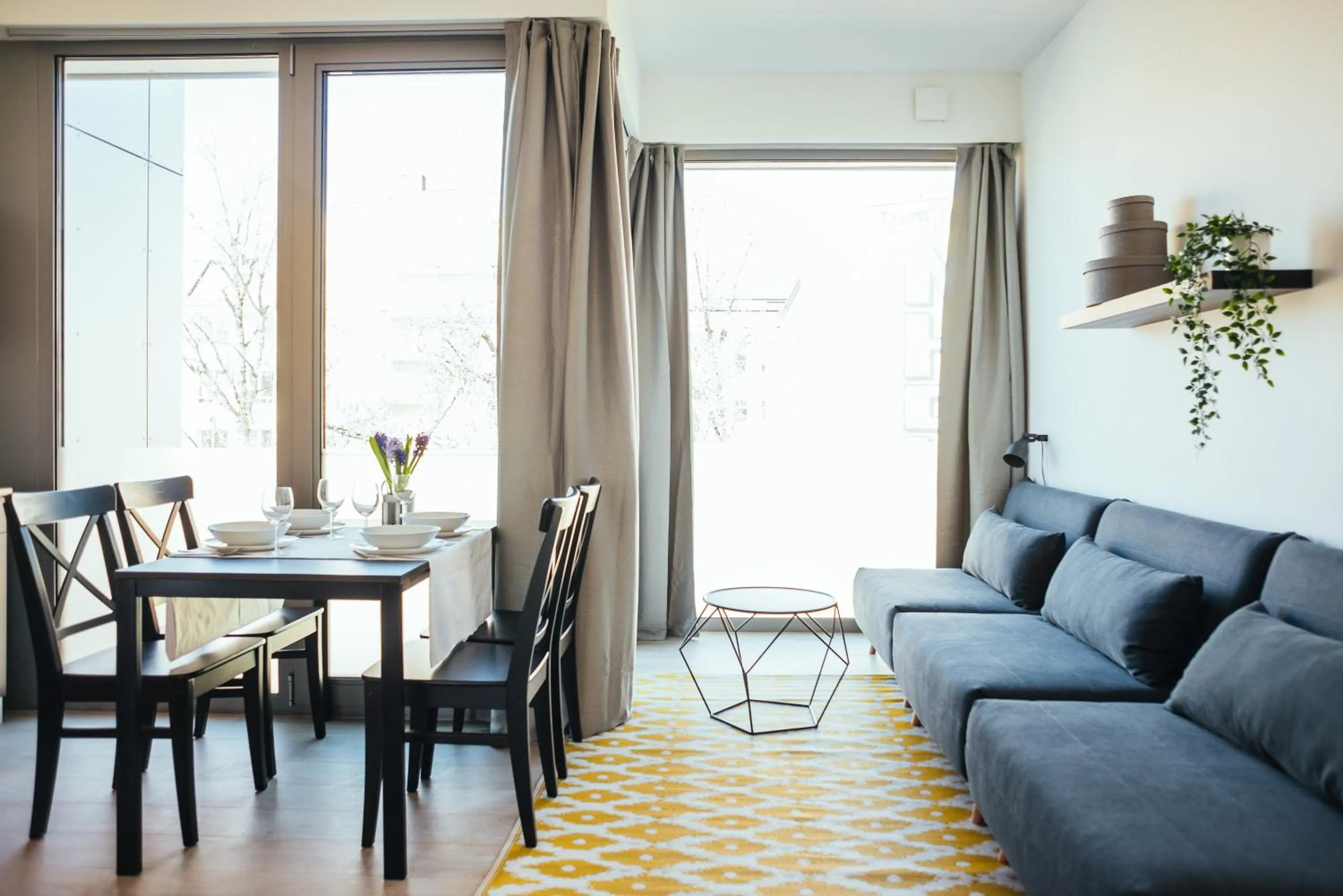 Living room in The Rix Studios & Suites