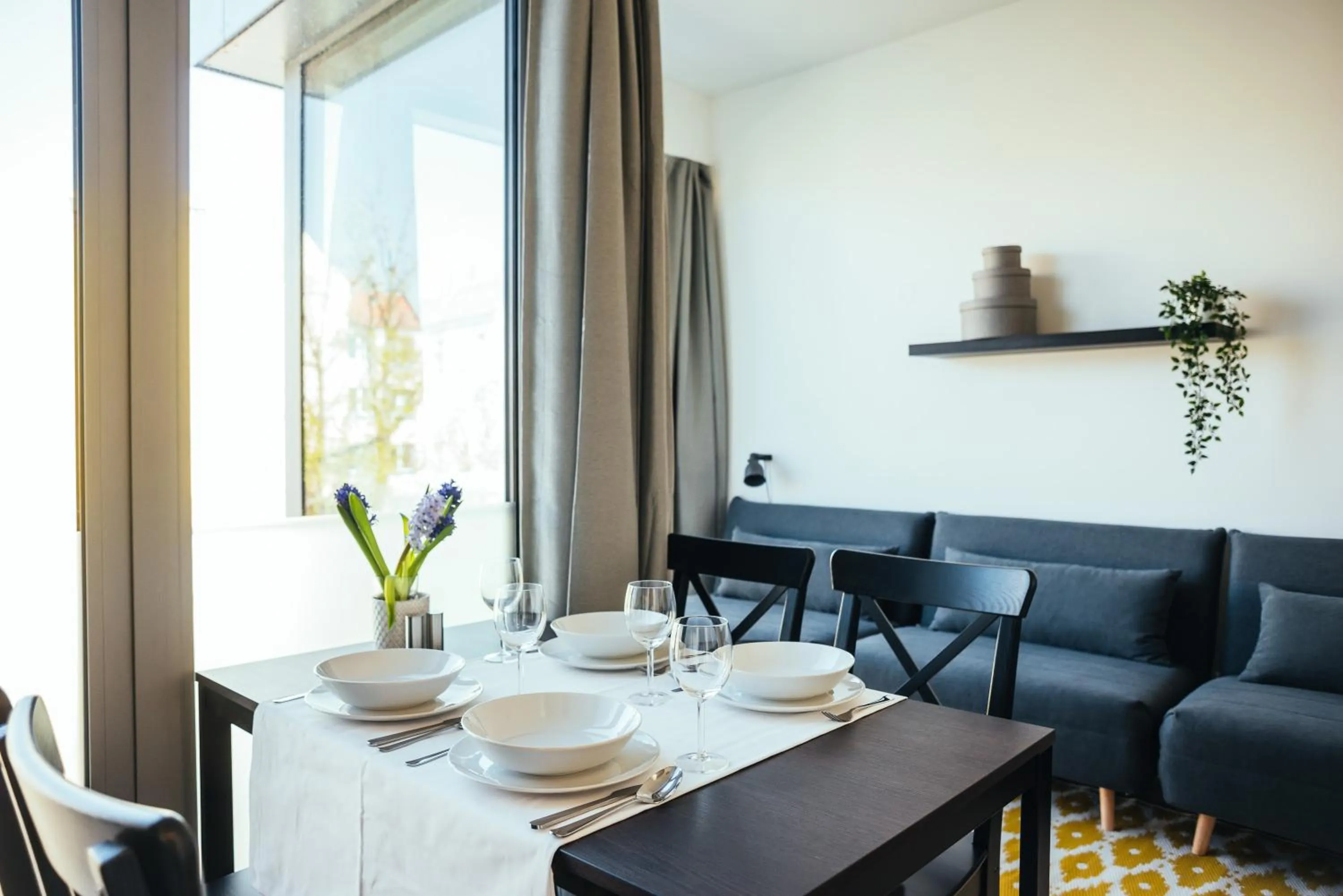 Living room in The Rix Studios & Suites