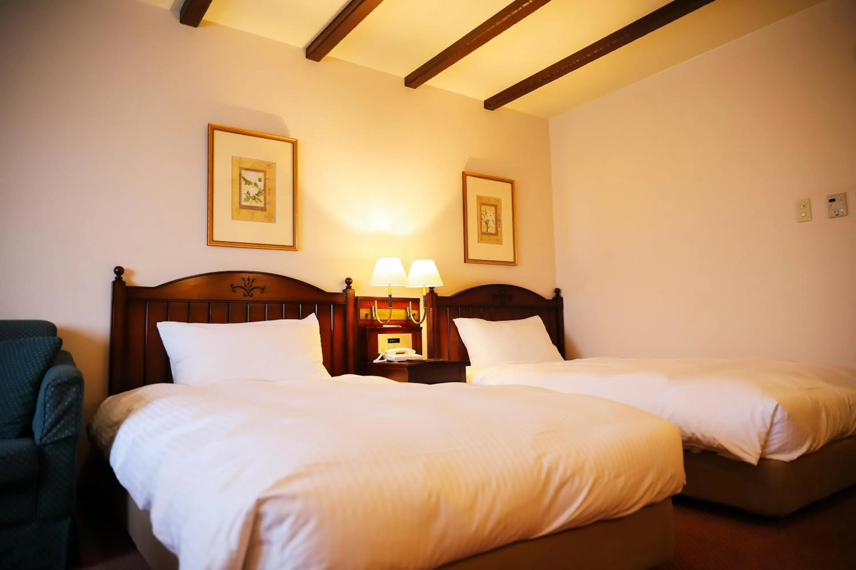 Photo of the whole room, Bed in Sun Members Hirugano