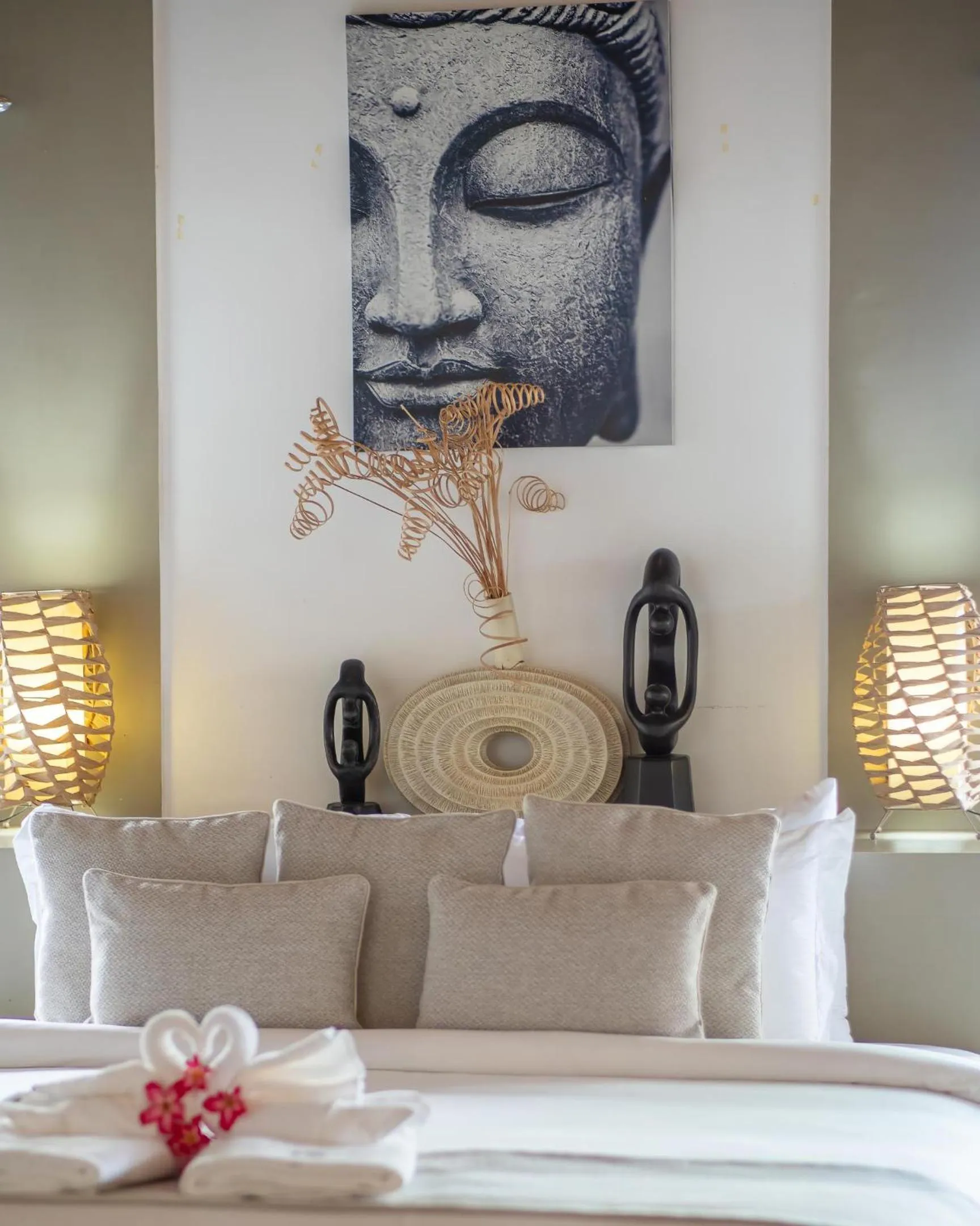 Decorative detail, Bed in Villa Kasadya