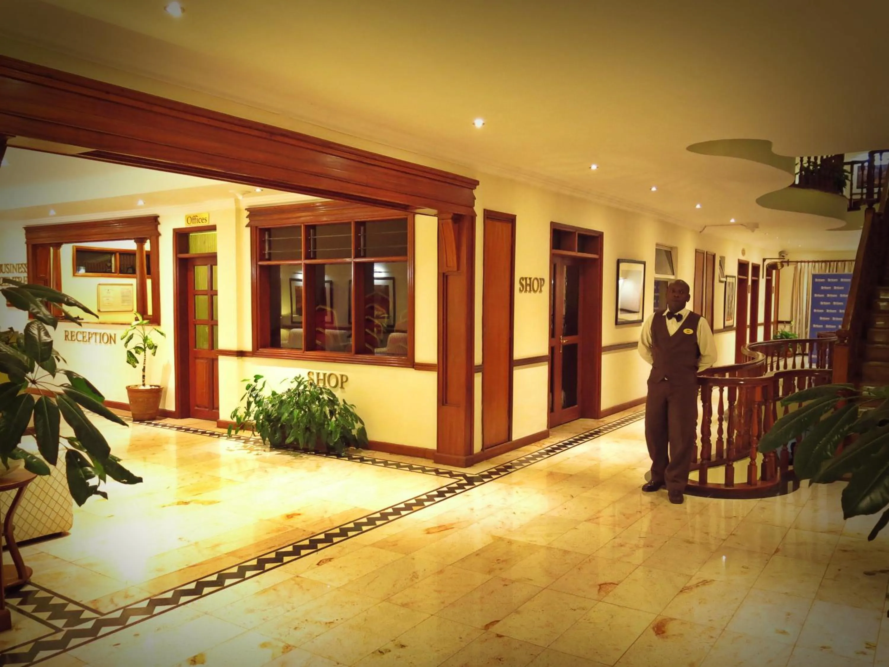 Facade/entrance in Sovereign Hotel