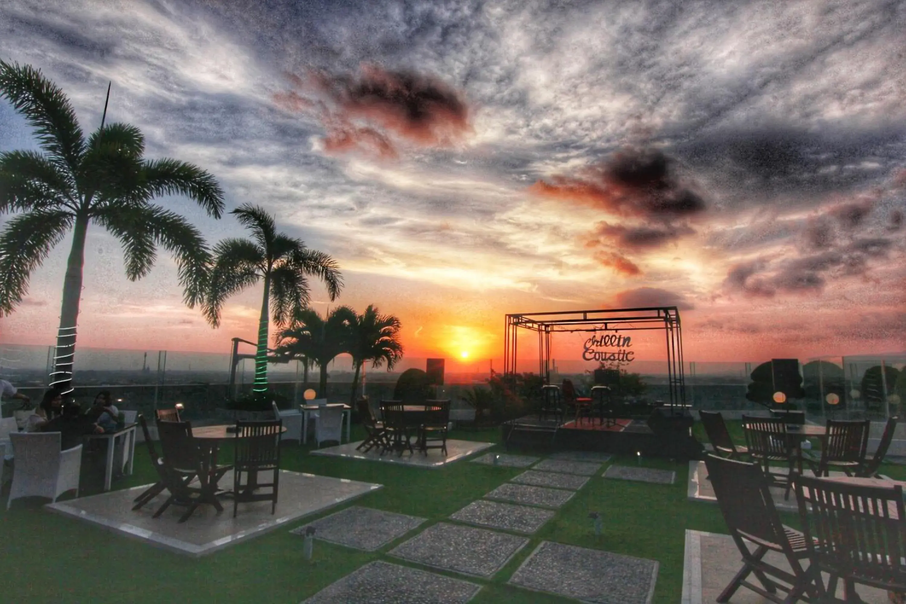 City view in Golden Palace Hotel Lombok City view in Golden Palace Hotel Lombok