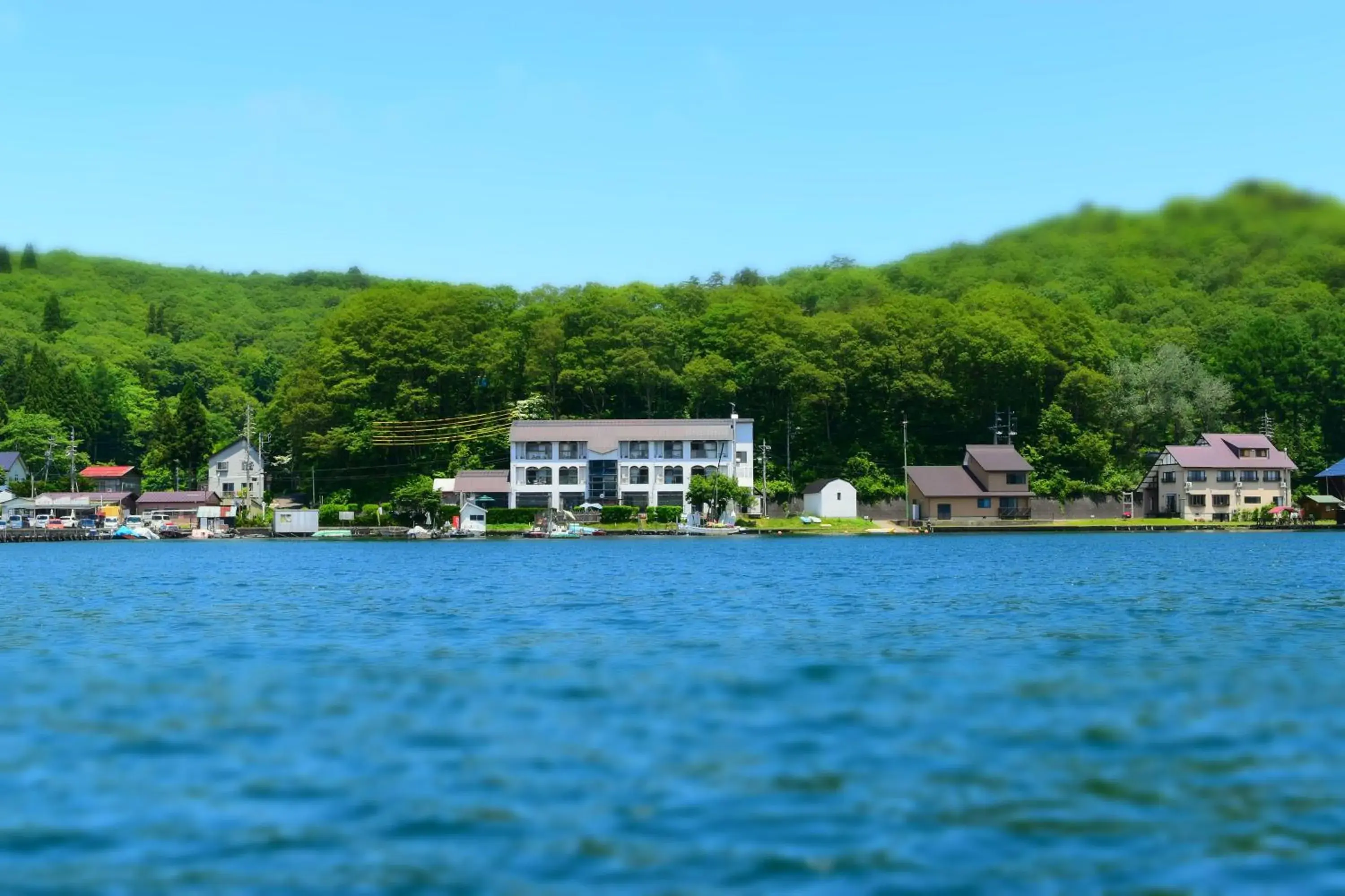 Property building in Nojiri Lake Resort