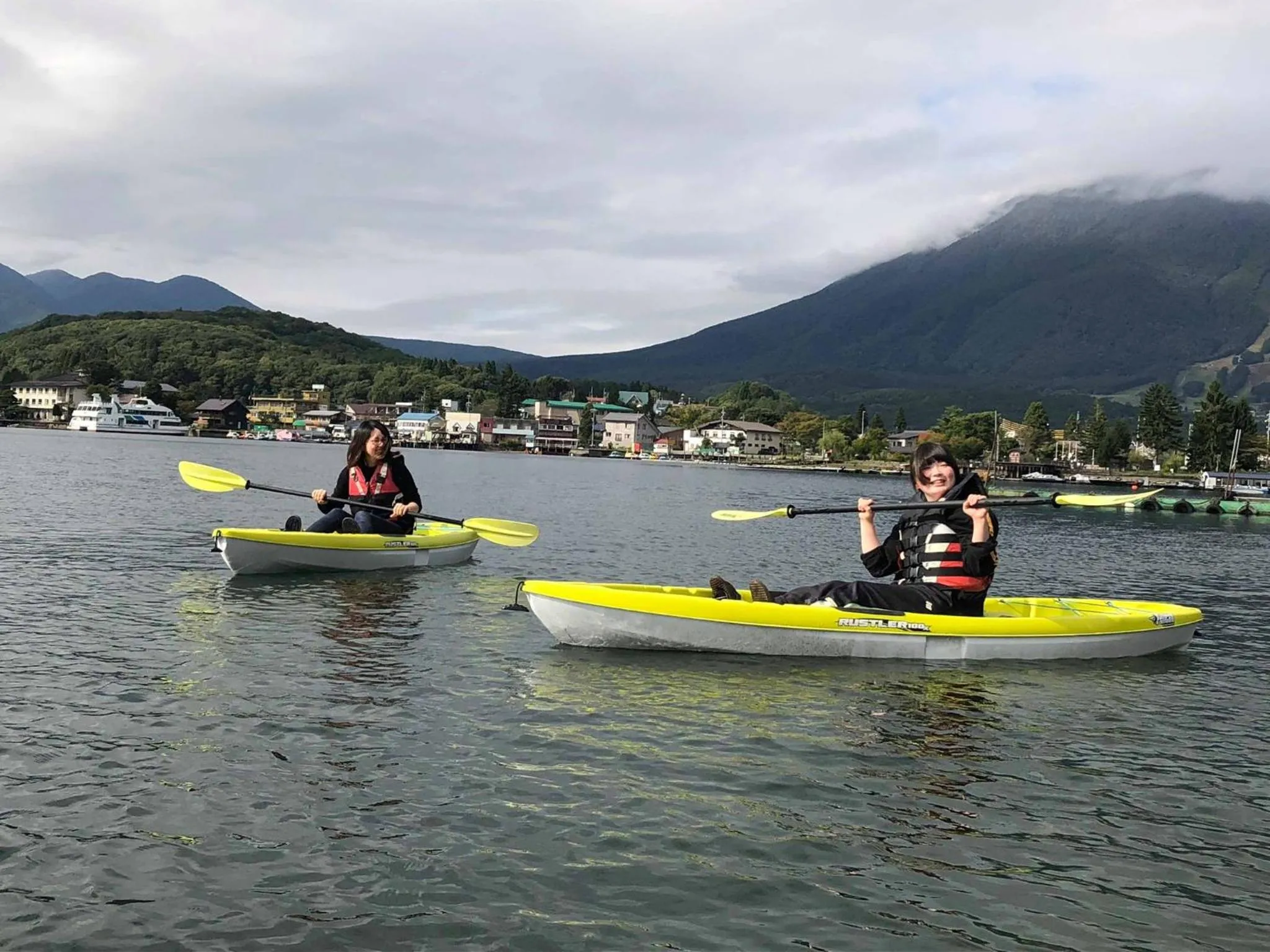 Natural landscape in Nojiri Lake Resort