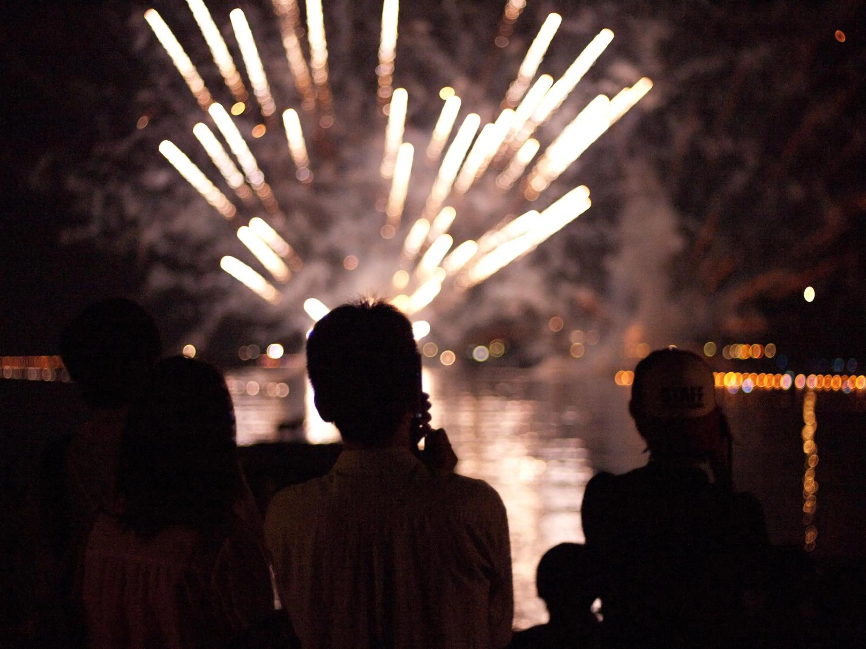 Evening entertainment in Nojiri Lake Resort
