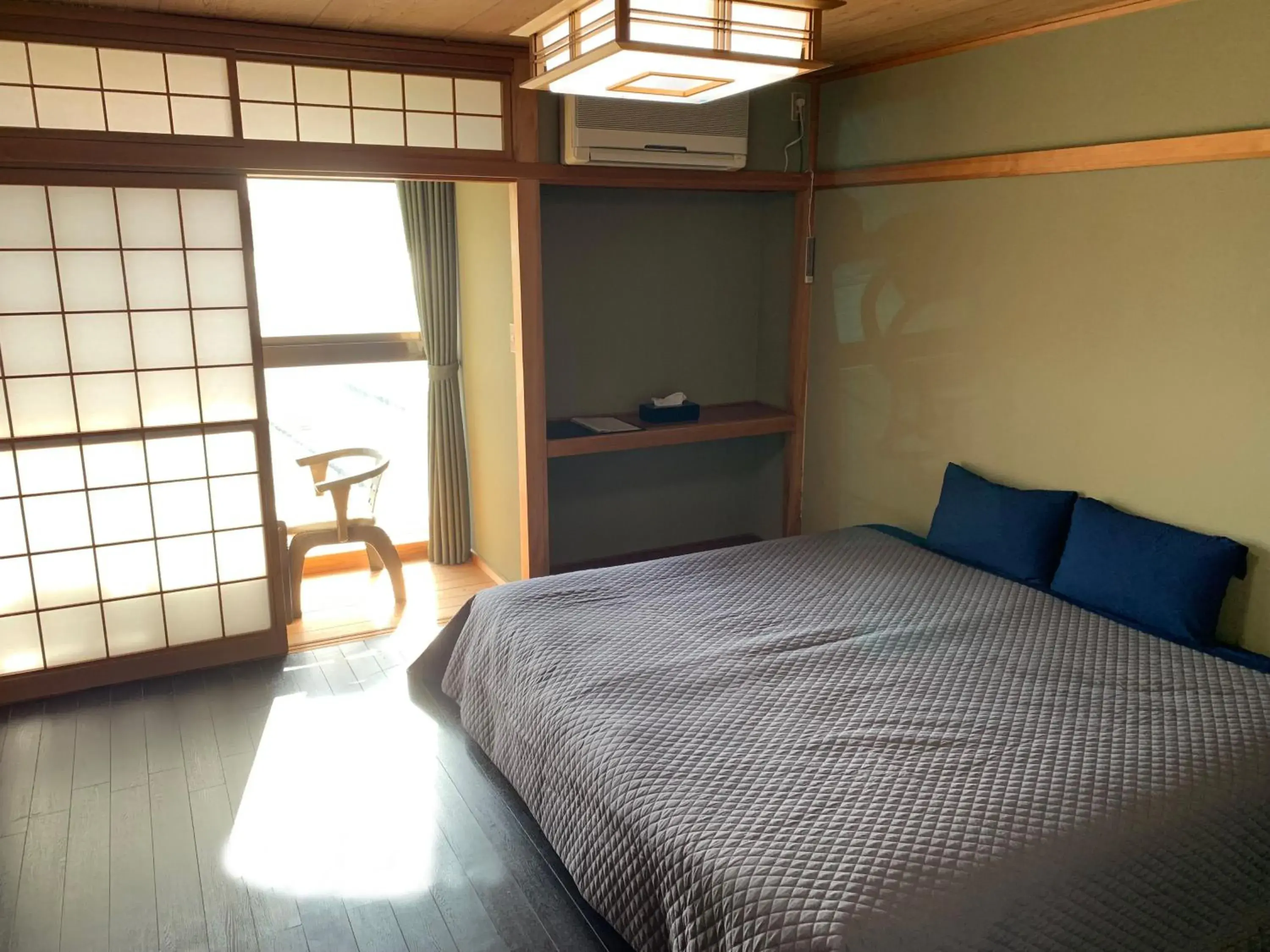 Bed in Nojiri Lake Resort