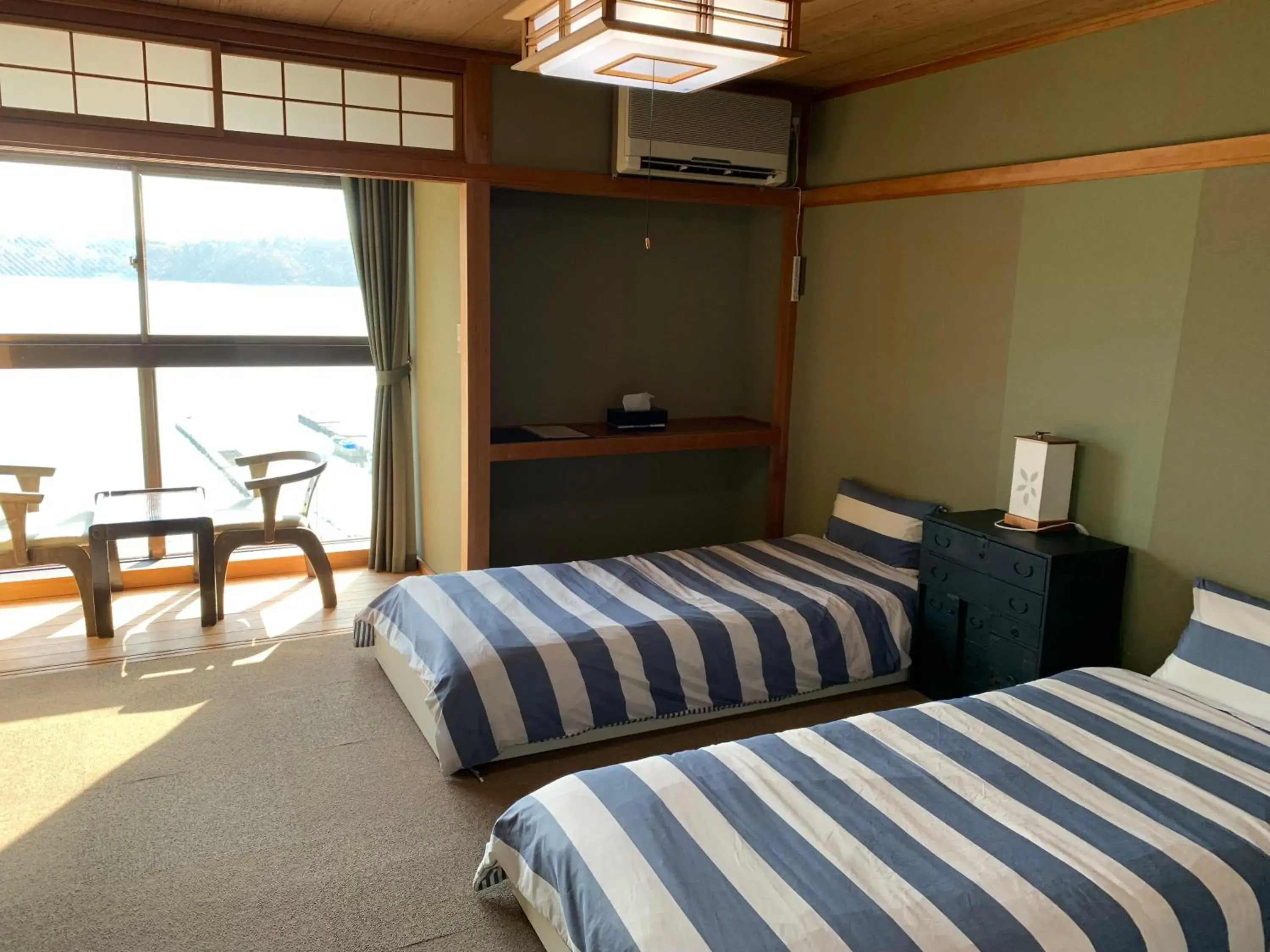 Bed in Nojiri Lake Resort
