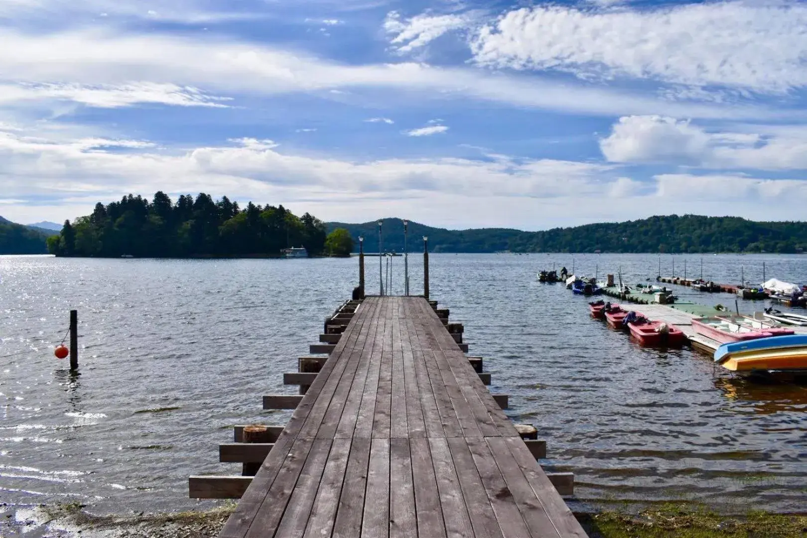 Natural landscape in Nojiri Lake Resort