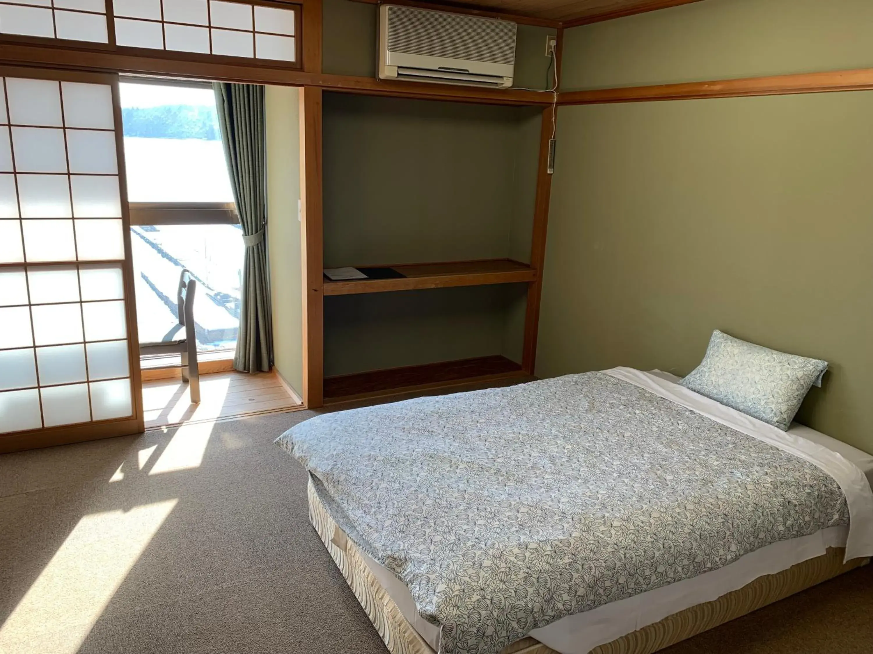 Bed in Nojiri Lake Resort