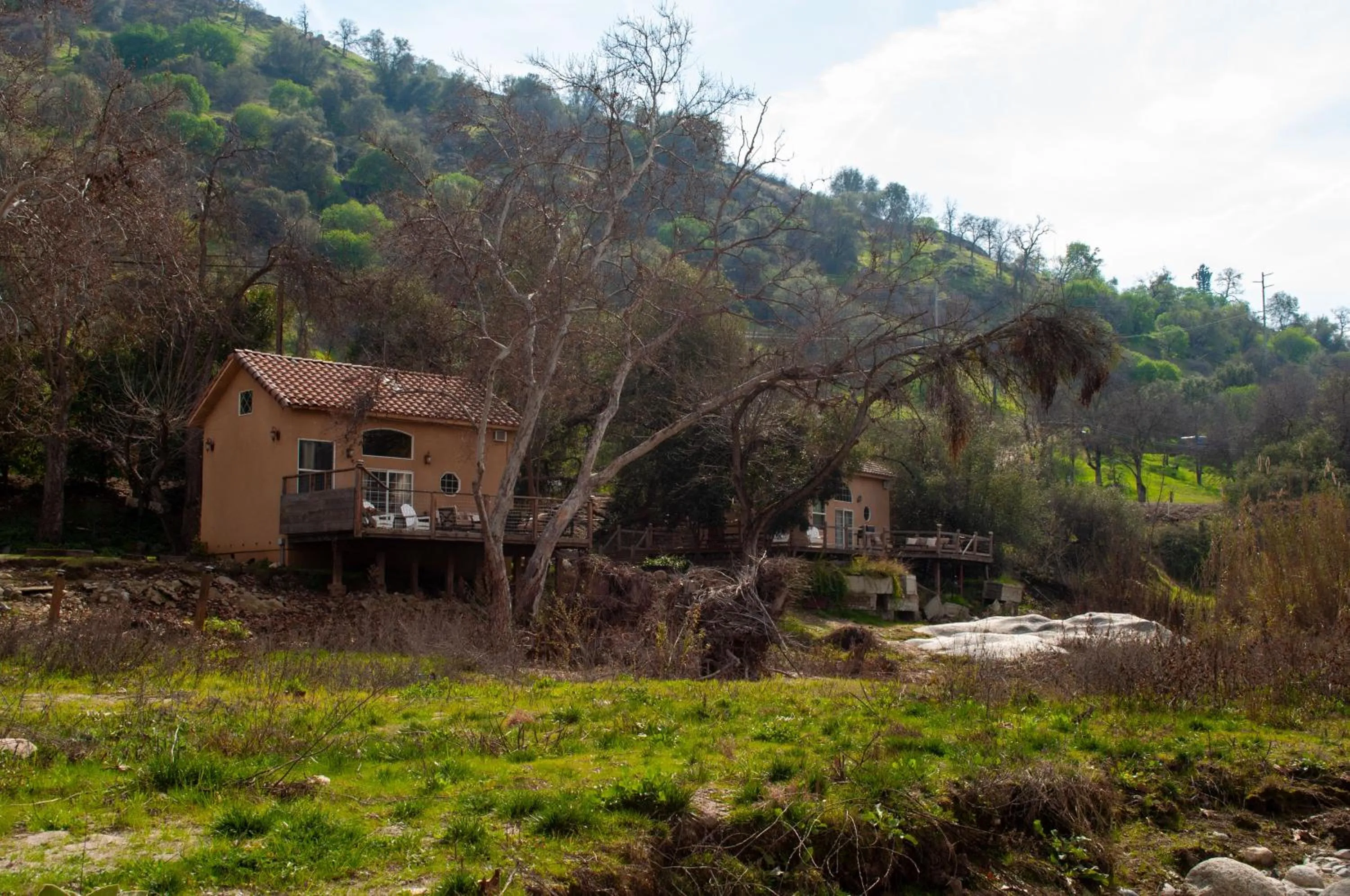 Natural landscape in Sequoia River Front Cabins