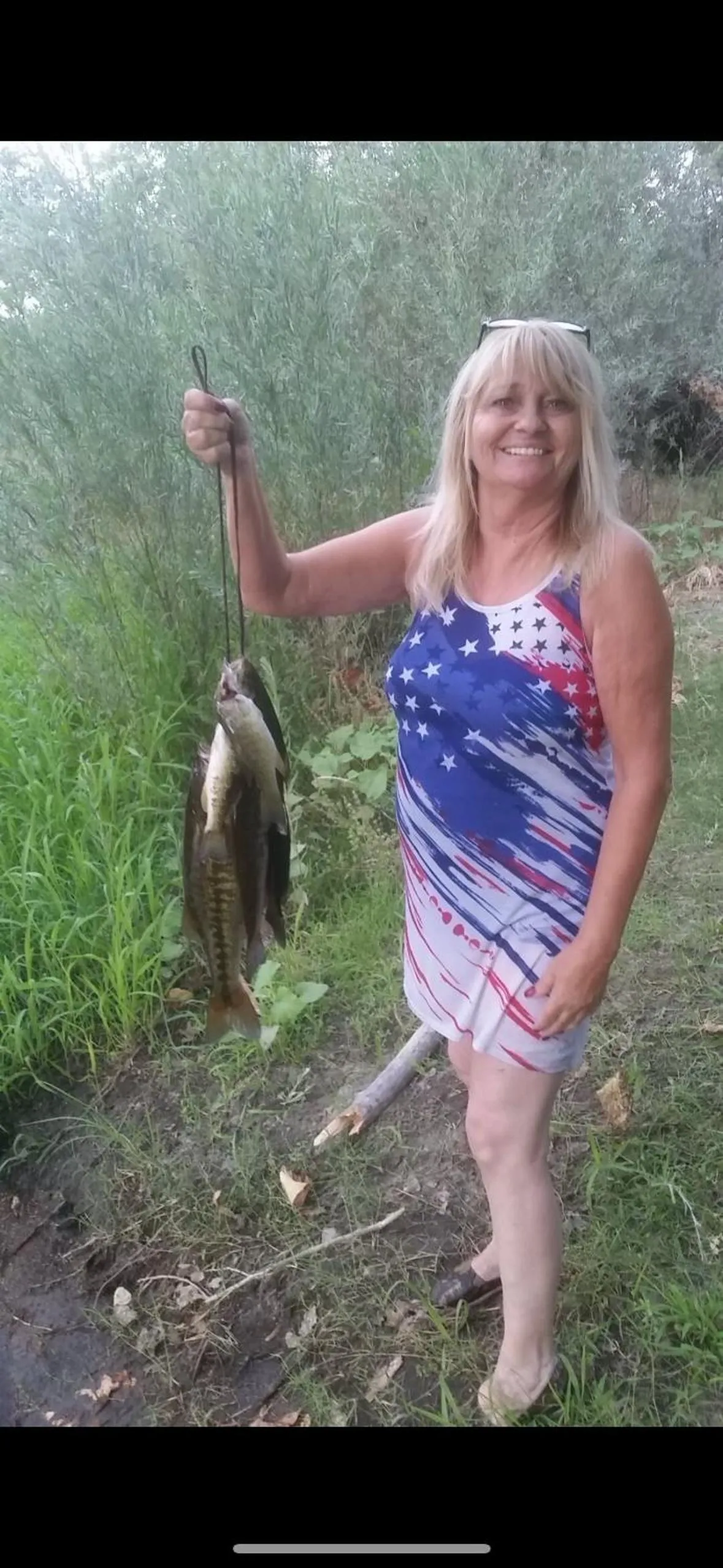 Fishing in Sequoia River Front Cabins