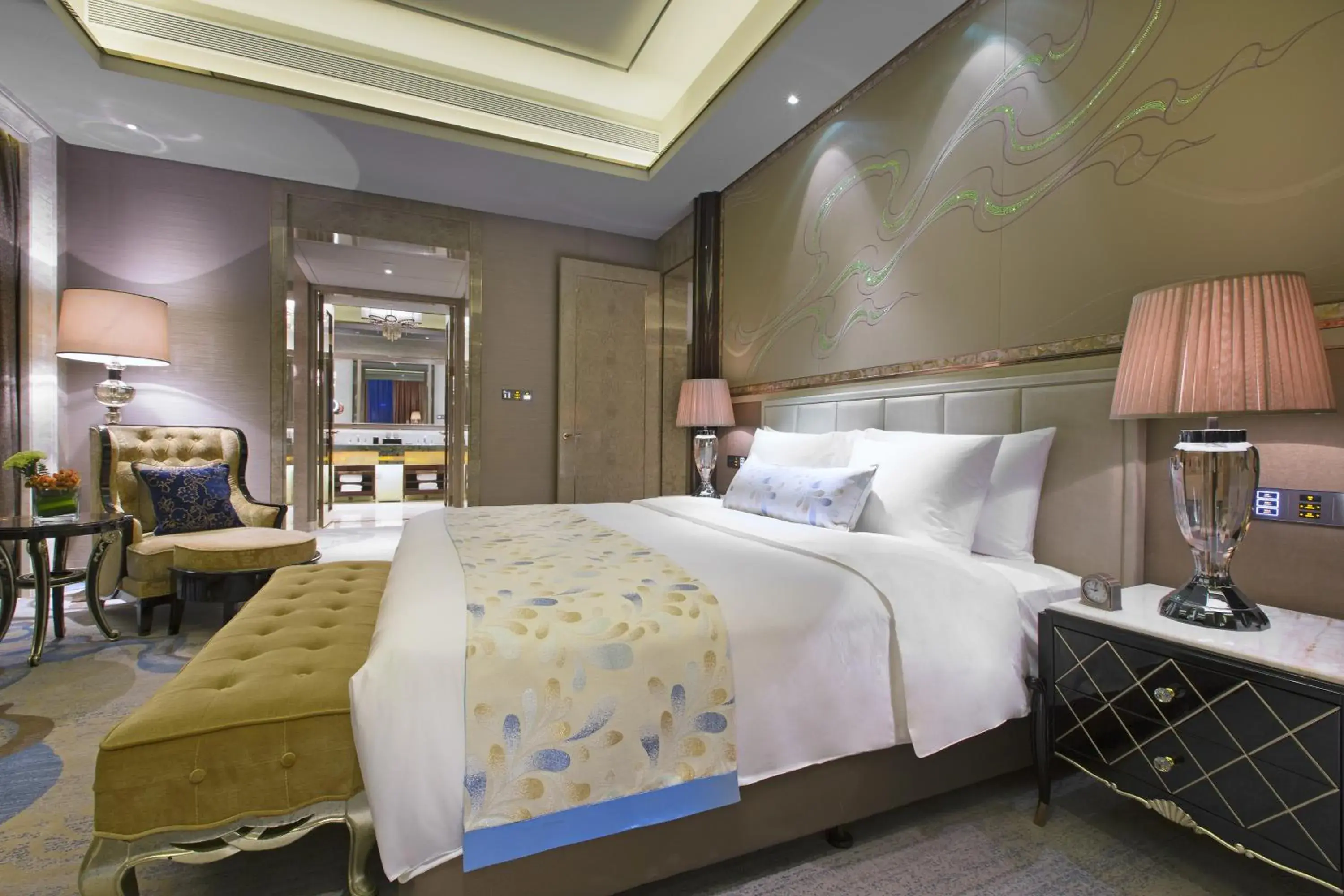 Bed in Wanda Vista Lanzhou Bed in Wanda Vista Lanzhou