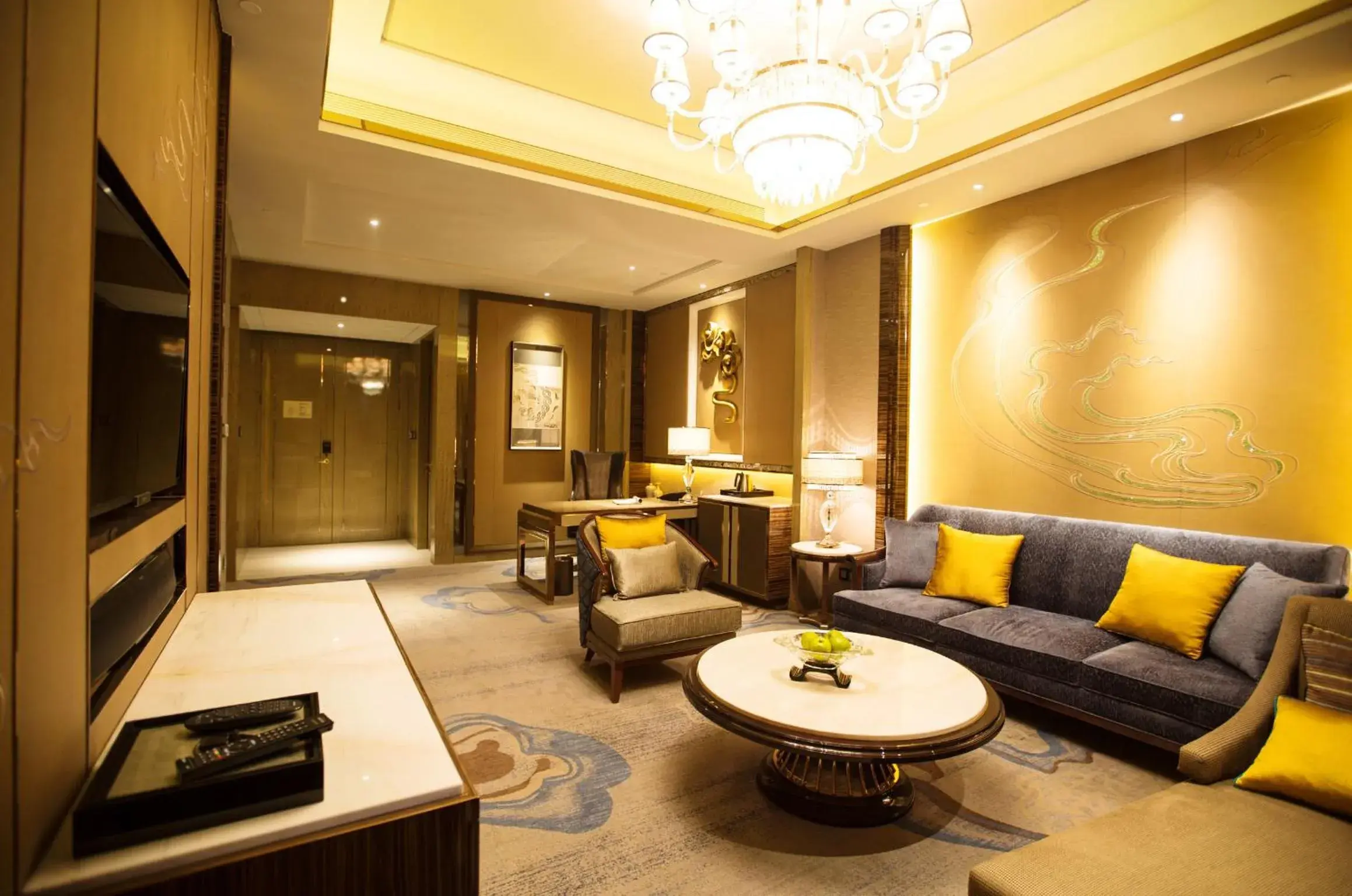 Living room in Wanda Vista Lanzhou Living room in Wanda Vista Lanzhou