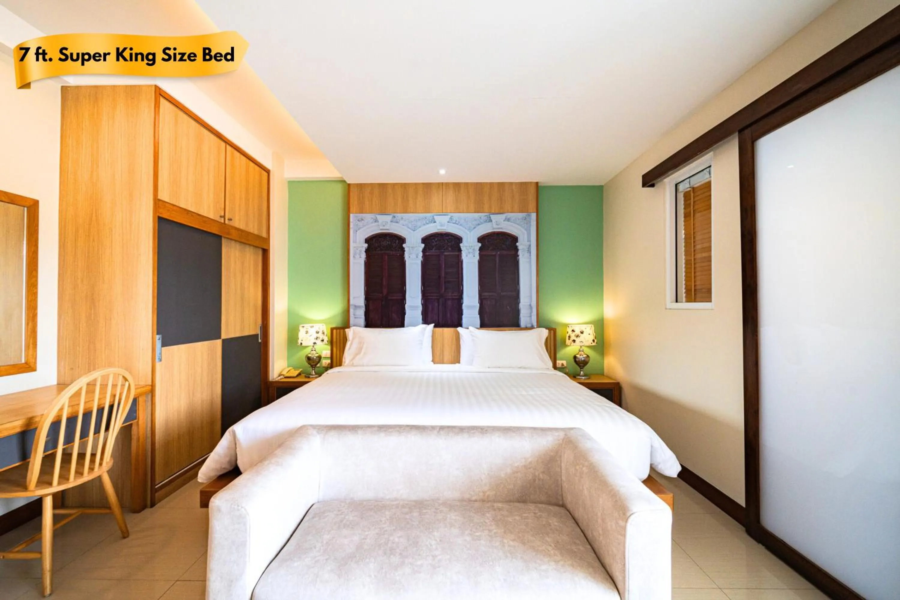 Bedroom, Bed in Ratana Hotel Rassada, PHUKET TOWN- SHA Extra Plus