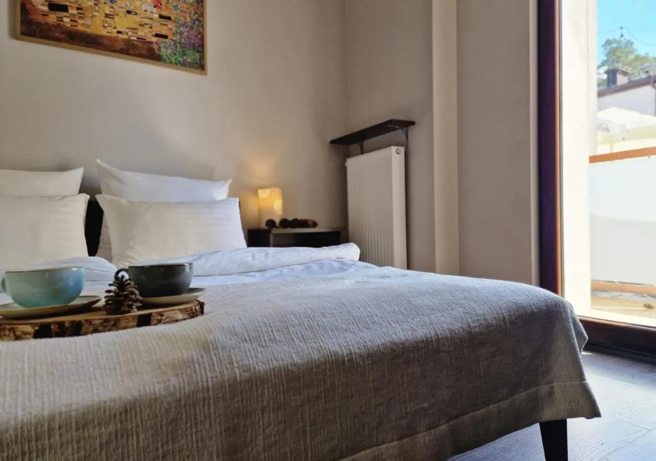 Bed in Hotel Grzegorzewski