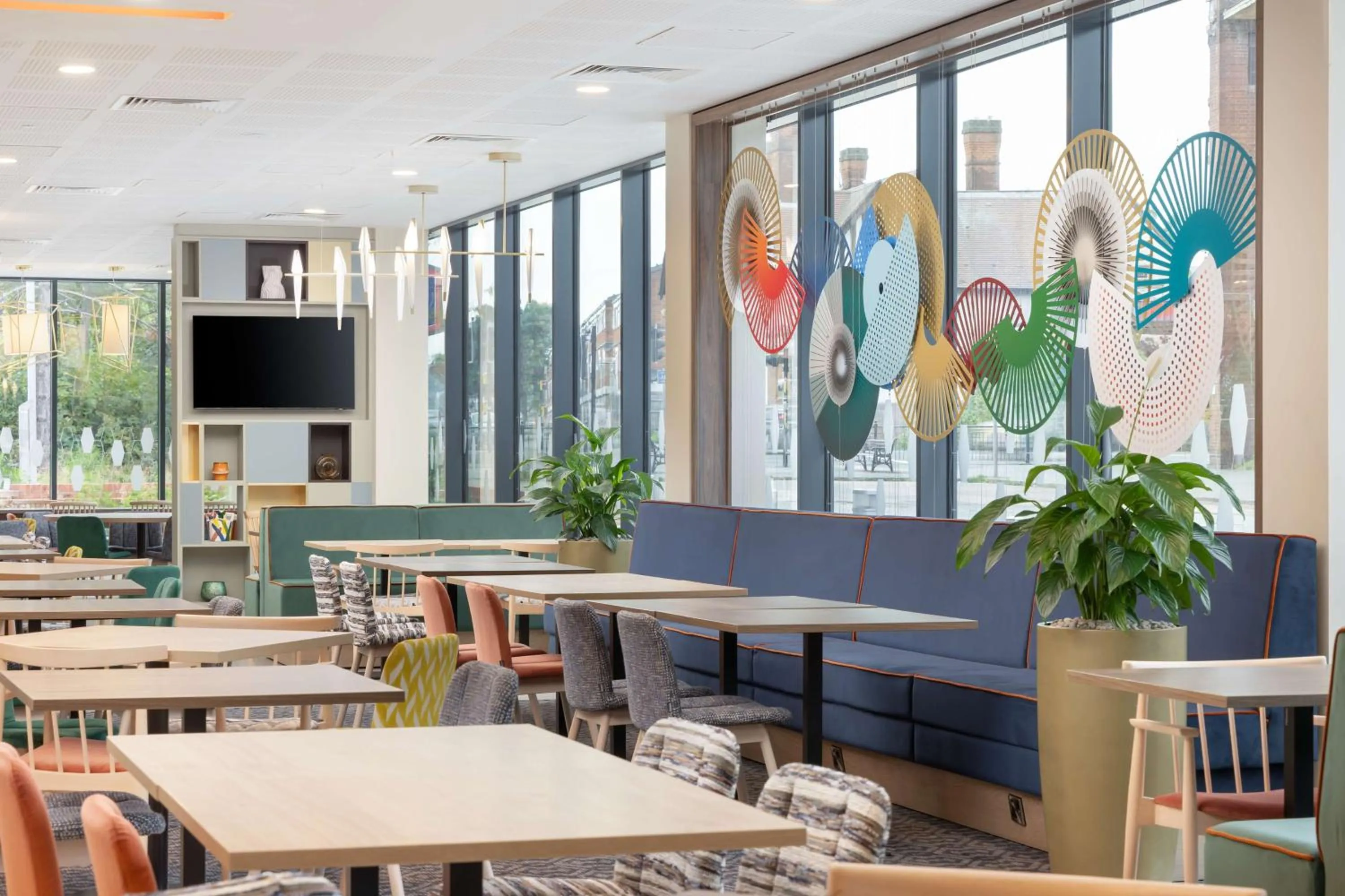 Lobby or reception in Hampton By Hilton Nuneaton