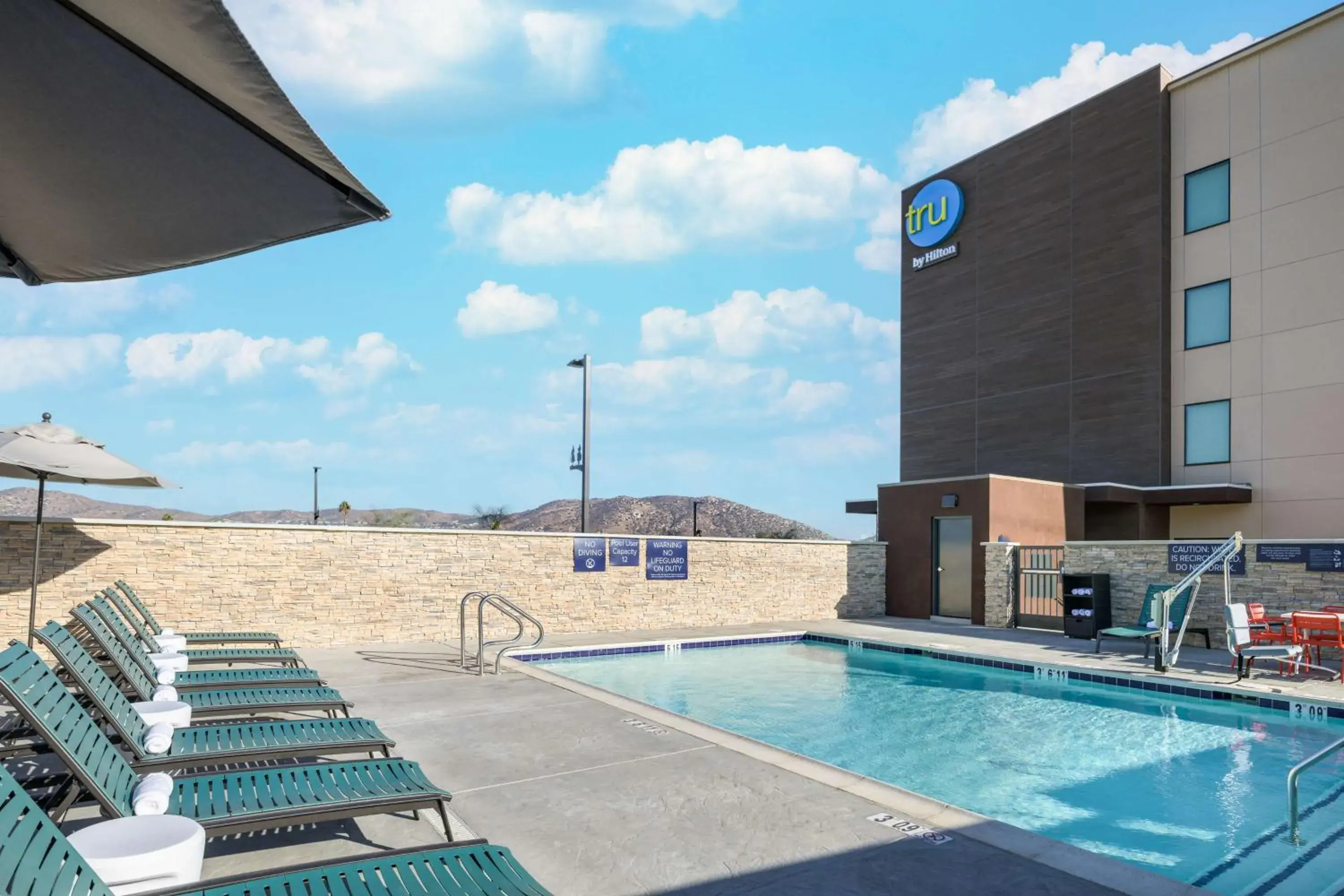 Pool view in Tru by Hilton Norco Eastvale Pool view in Tru by Hilton Norco Eastvale