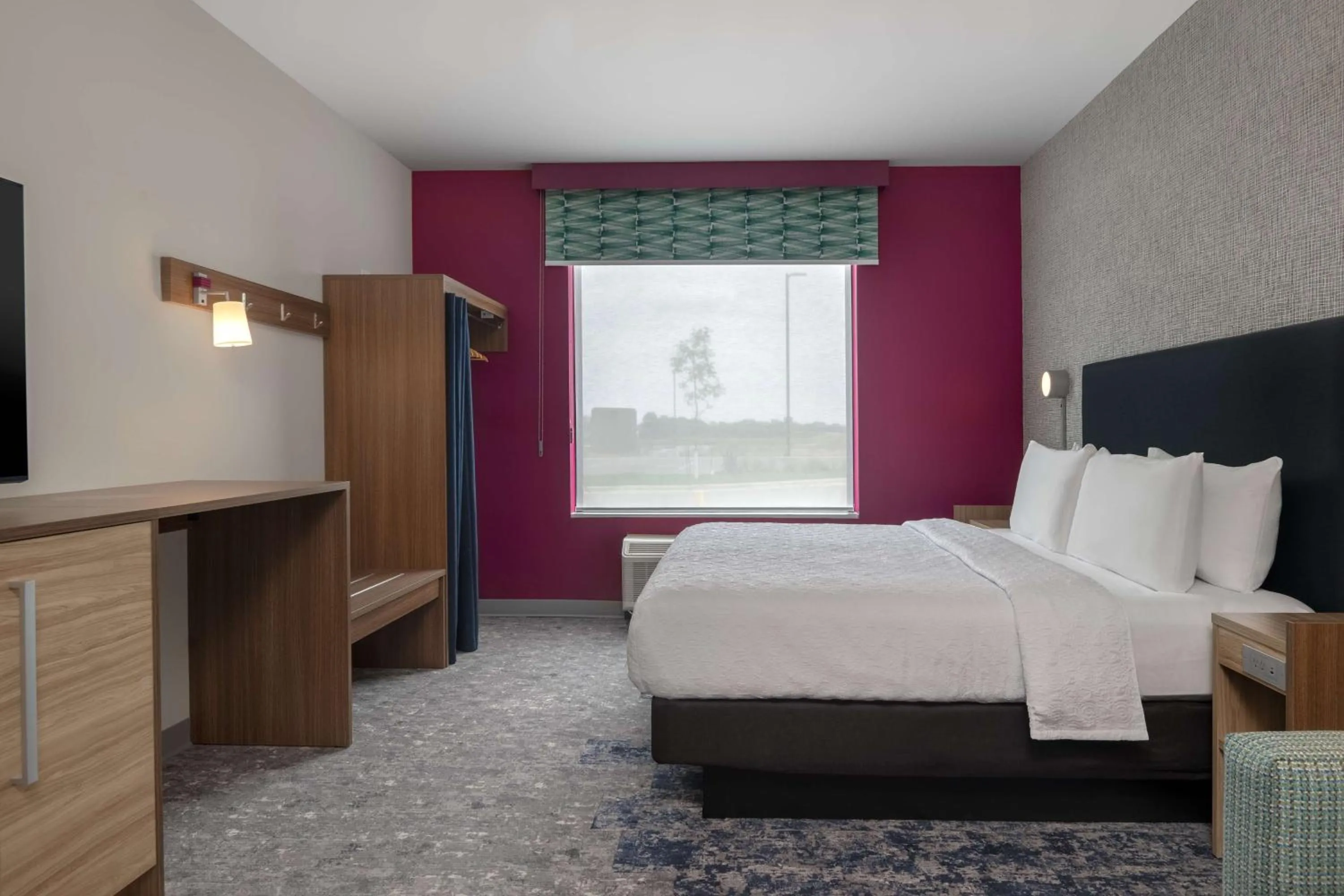 Bed in Home2 Suites By Hilton Sheboygan