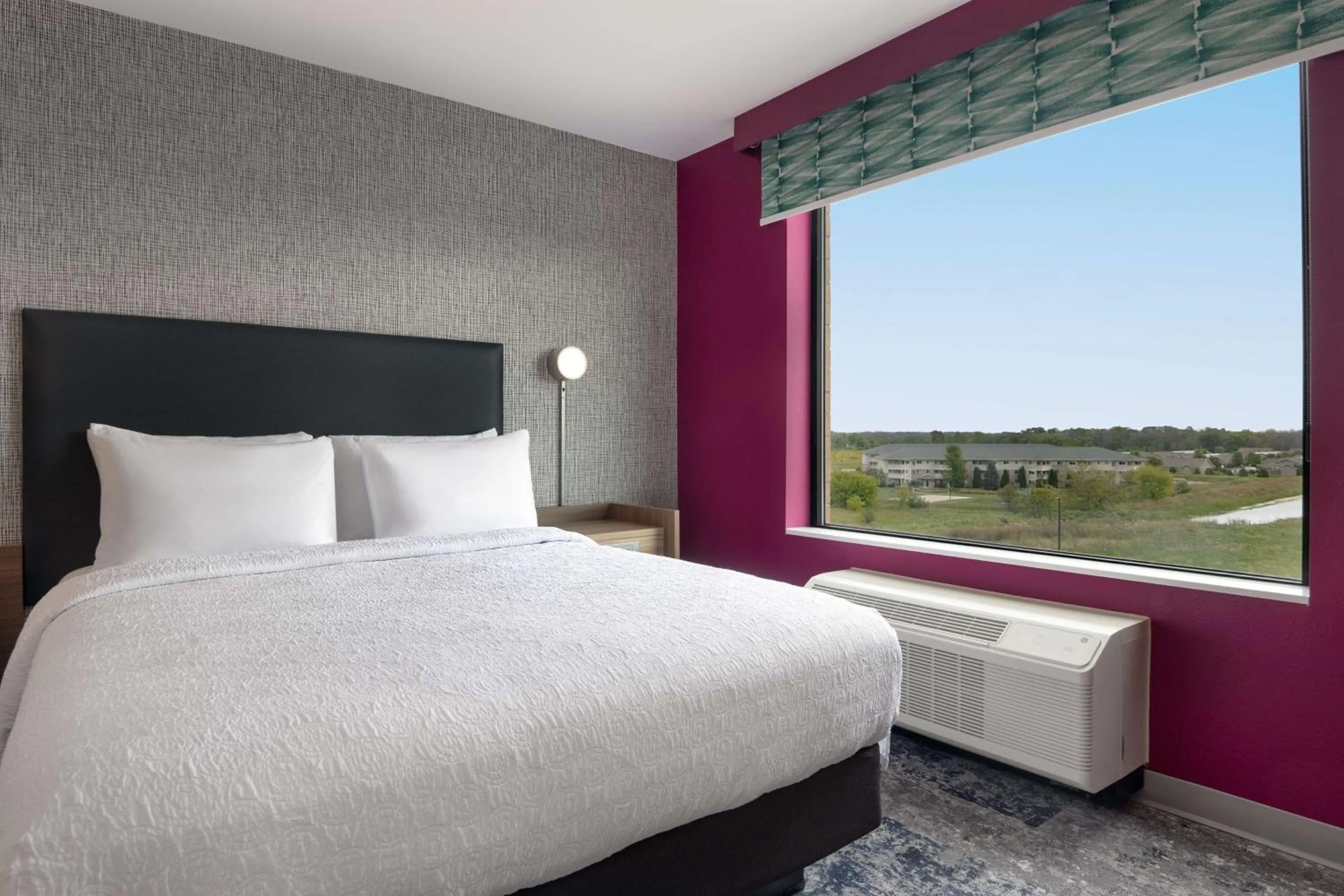 Bed in Home2 Suites By Hilton Sheboygan