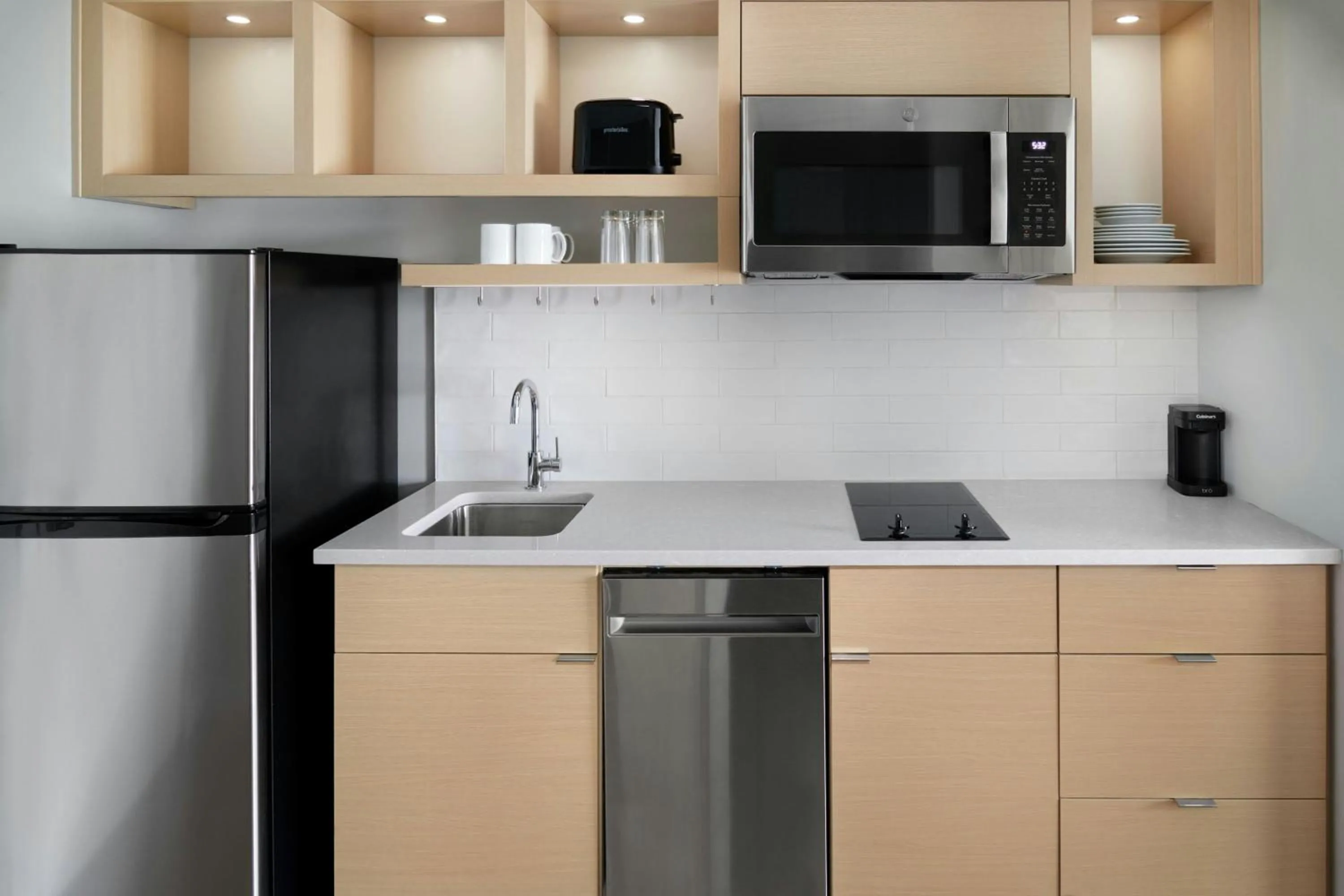 Kitchen or kitchenette in TownePlace Suites by Marriott Calhoun