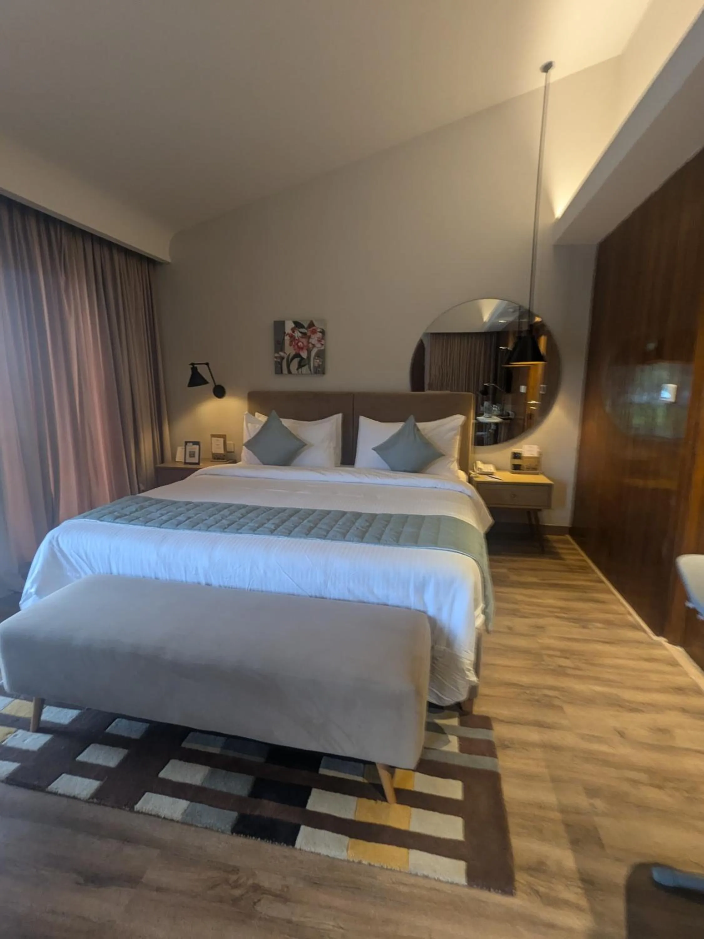Bedroom, Bed in Fortune Beach Resort ECR, Chennai - Member ITC Hotels' Group