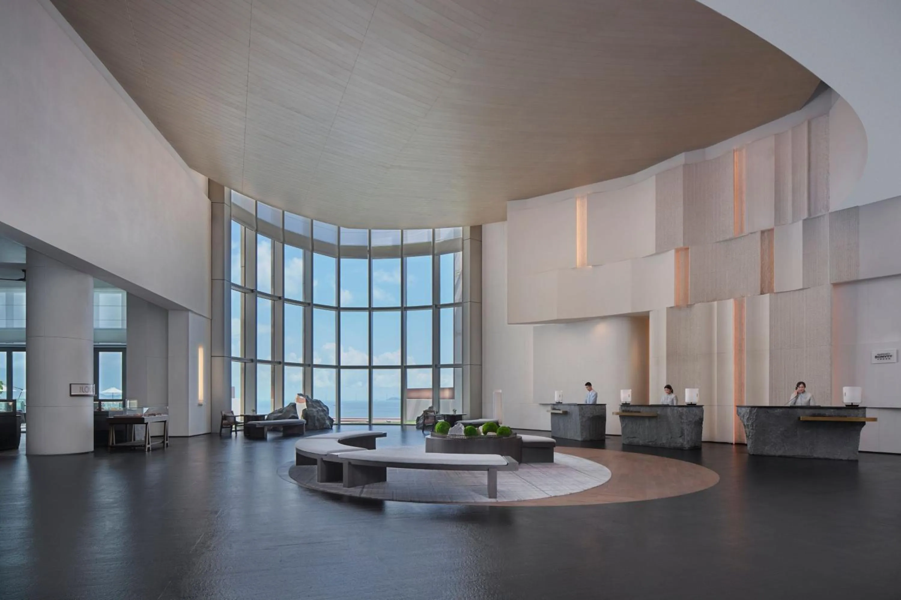 Lobby or reception in Zhuhai Dong'ao Island Marriott Resort and Spa