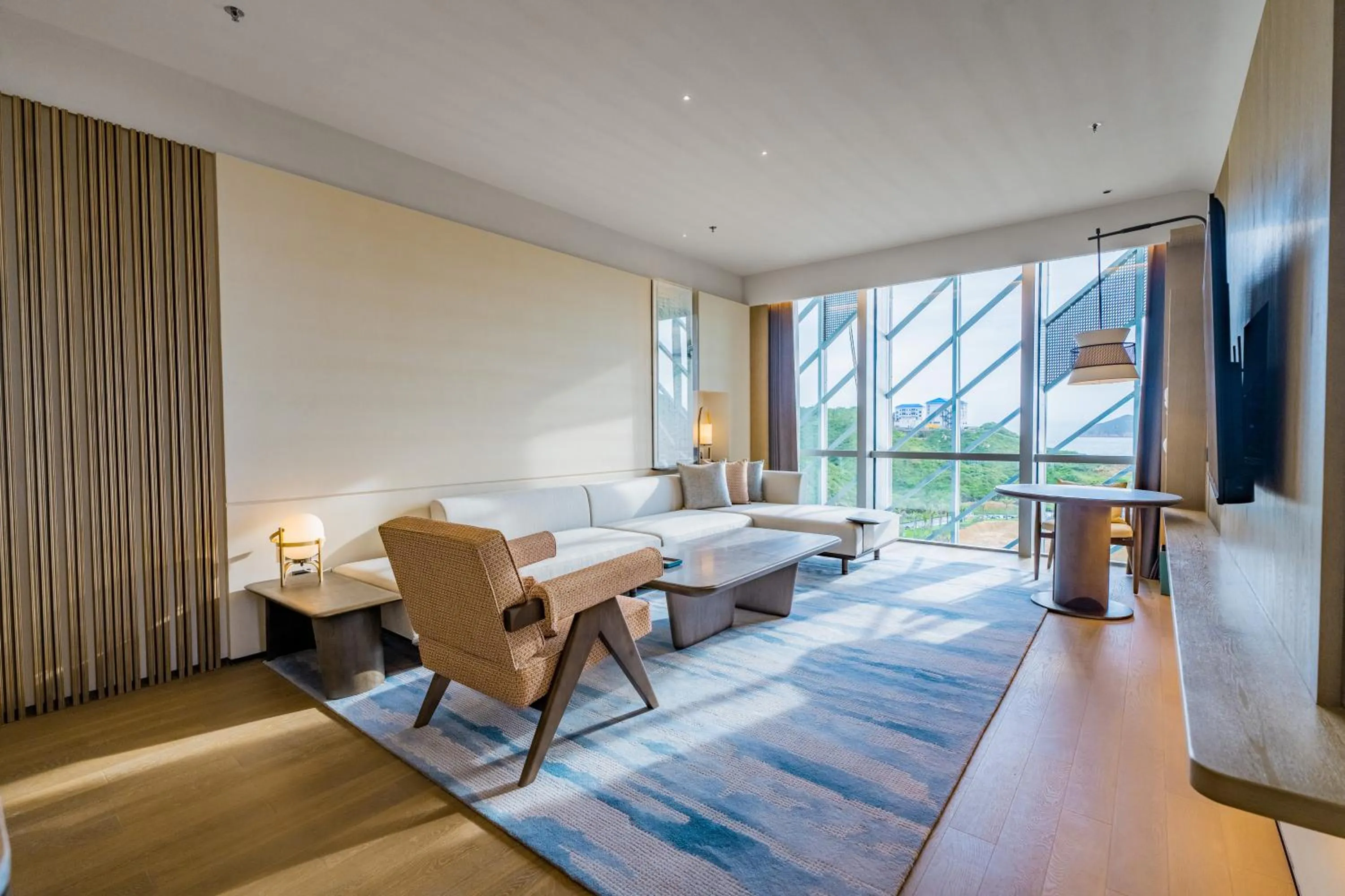 Living room in Zhuhai Dong'ao Island Marriott Resort and Spa