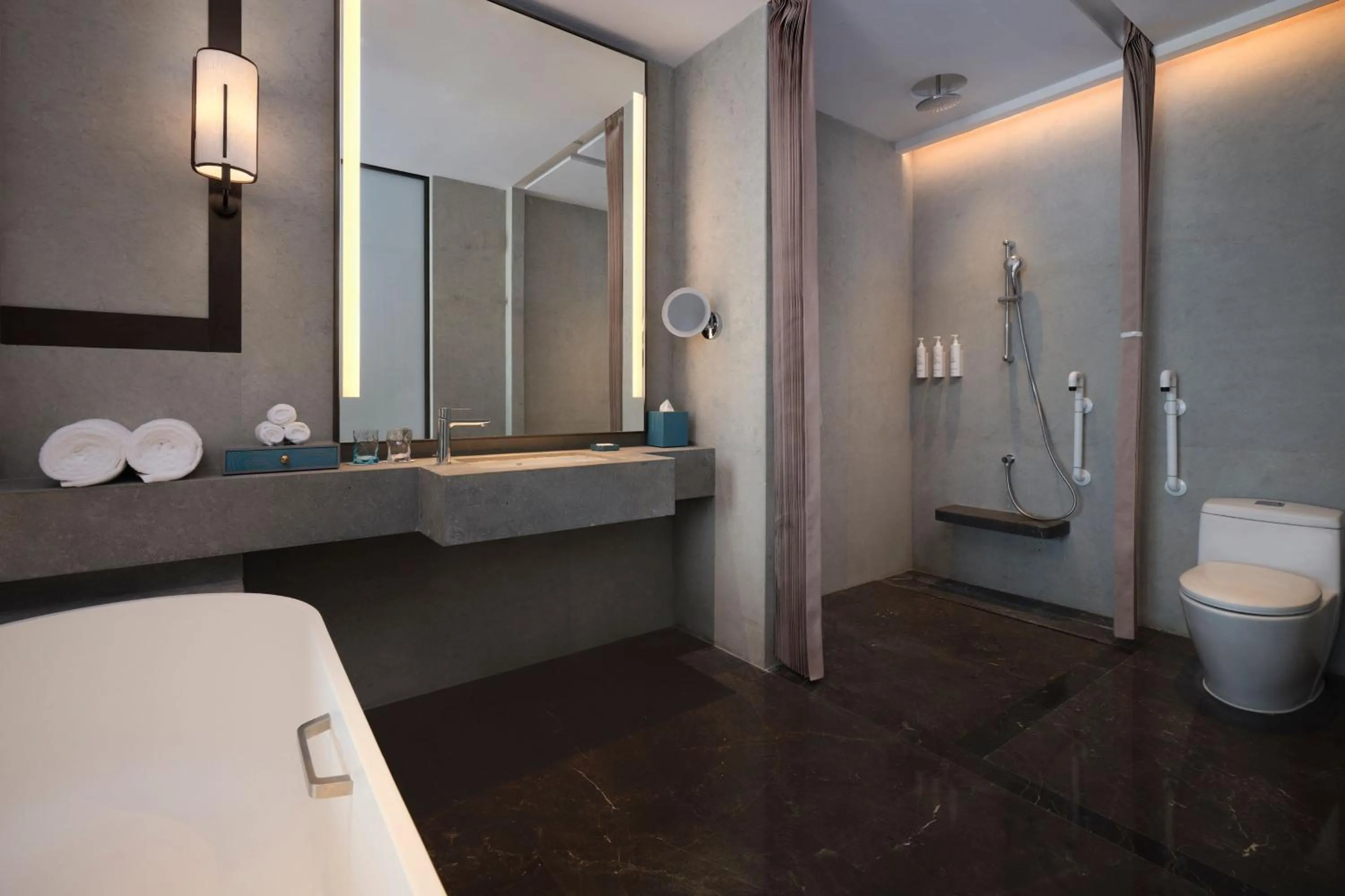 Bathroom in Zhuhai Dong'ao Island Marriott Resort and Spa