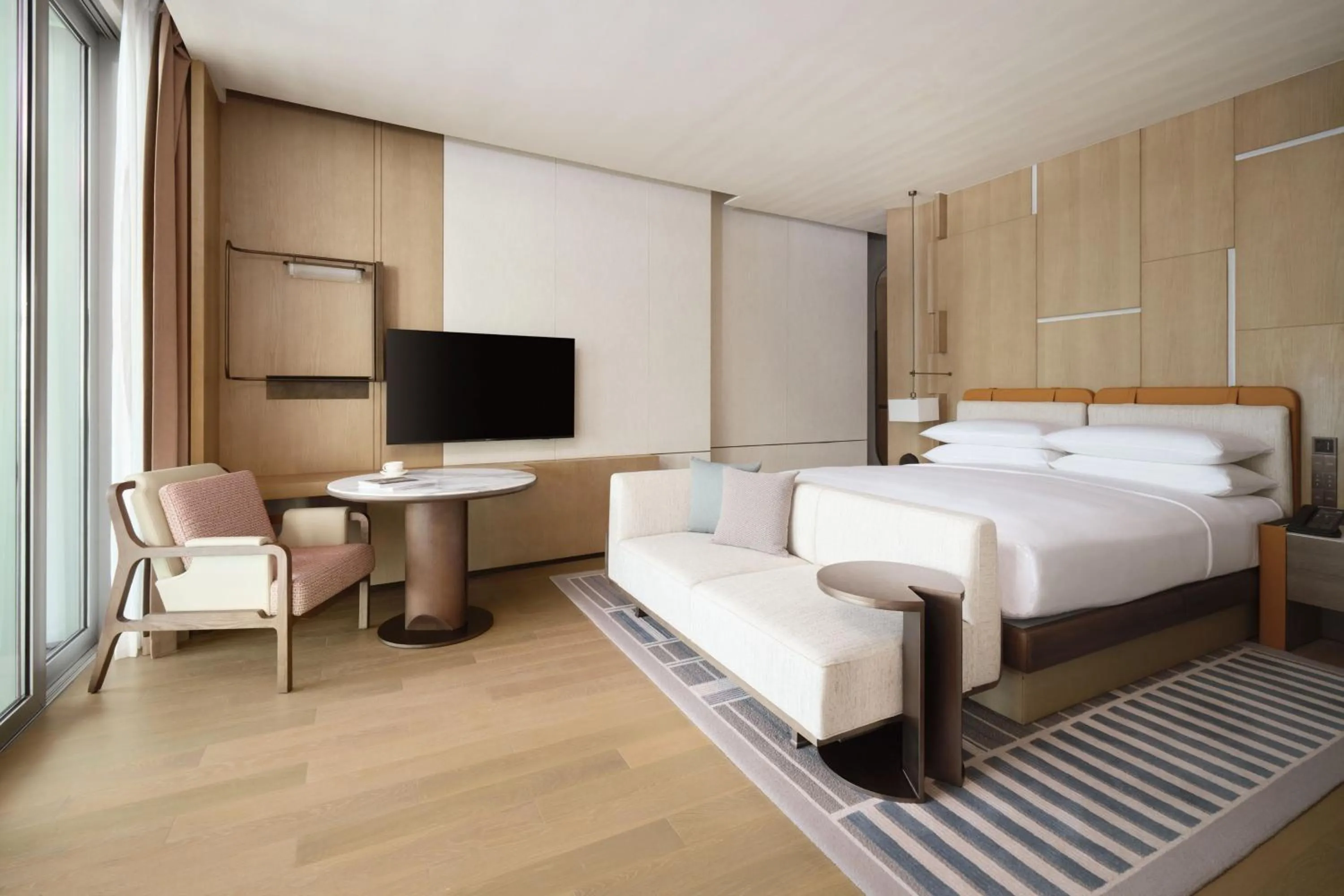 Bedroom, Bed in Zhuhai Dong'ao Island Marriott Resort and Spa