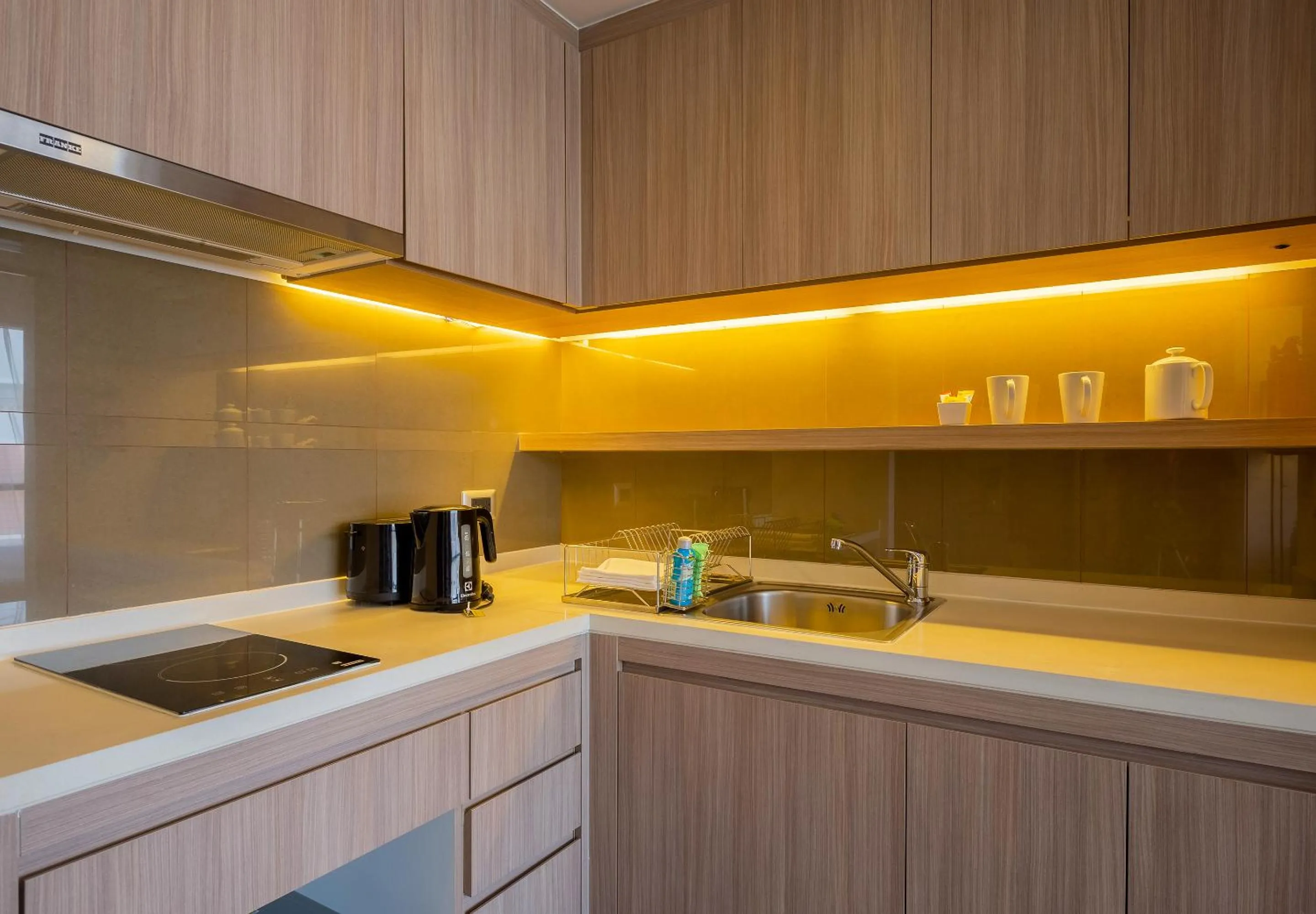 Kitchen or kitchenette in Citadines Grand Central Sri Racha