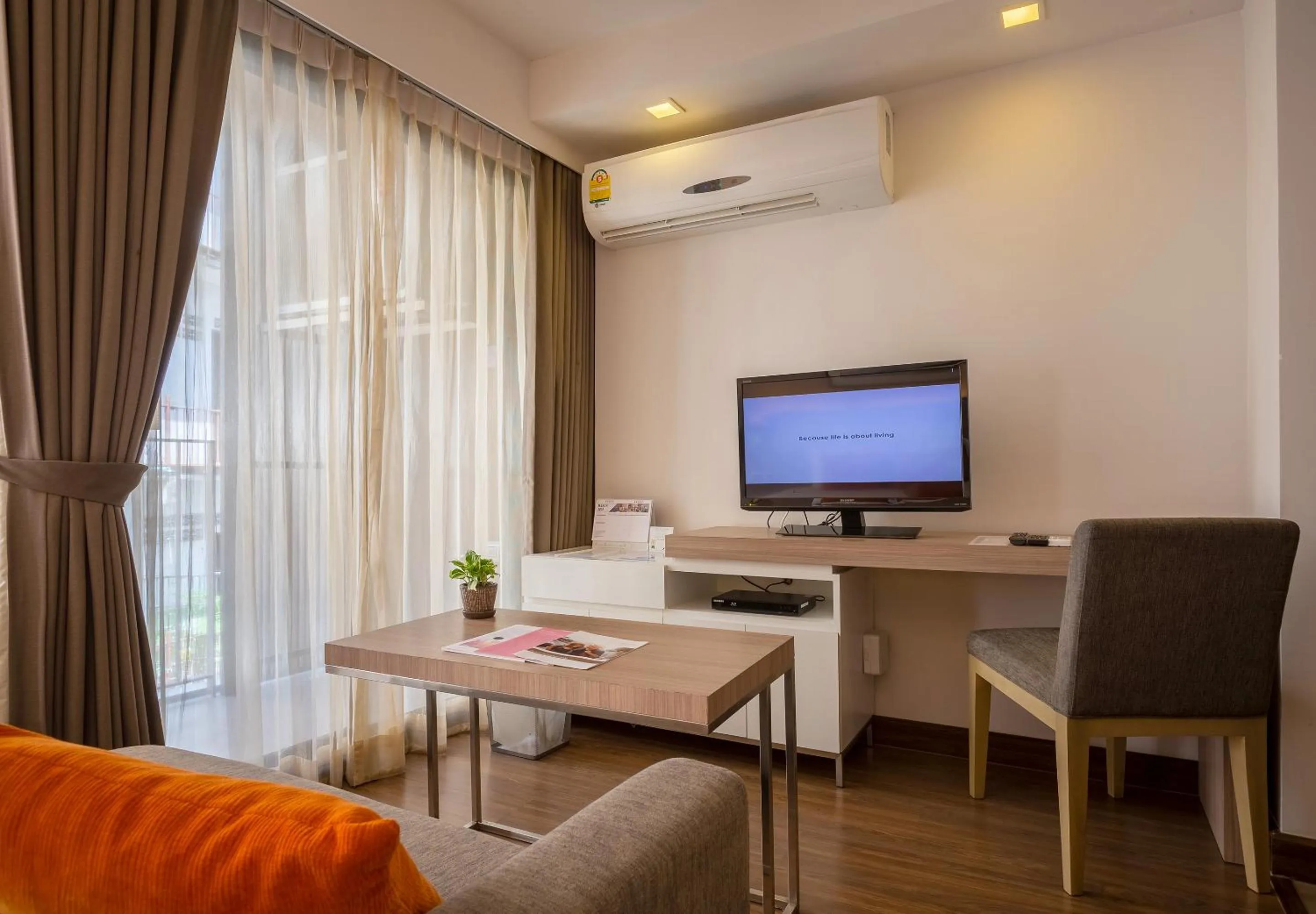 Seating area in Citadines Grand Central Sri Racha