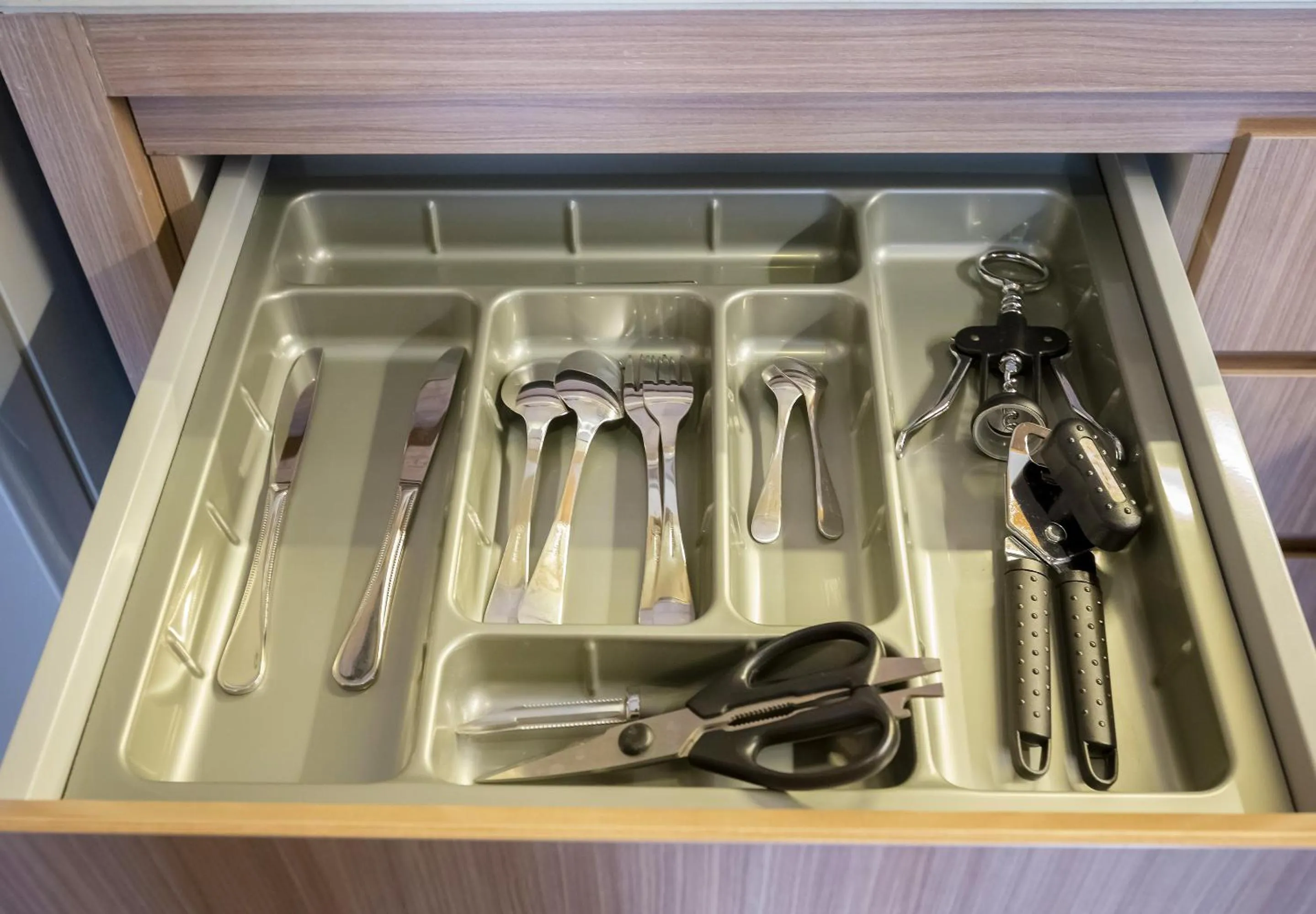 Kitchen or kitchenette in Citadines Grand Central Sri Racha