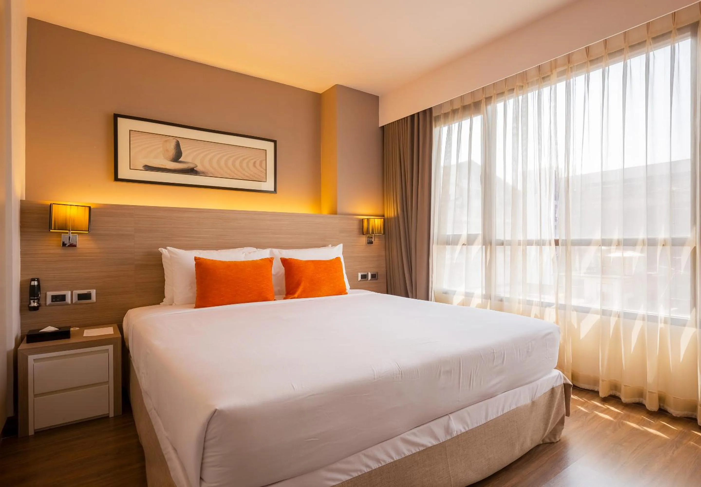 Bed in Citadines Grand Central Sri Racha