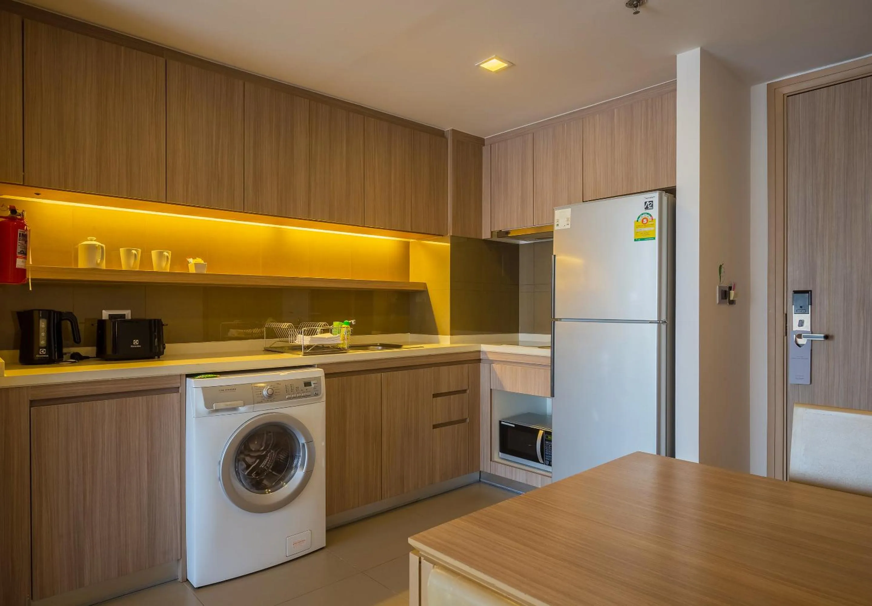 Kitchen or kitchenette in Citadines Grand Central Sri Racha