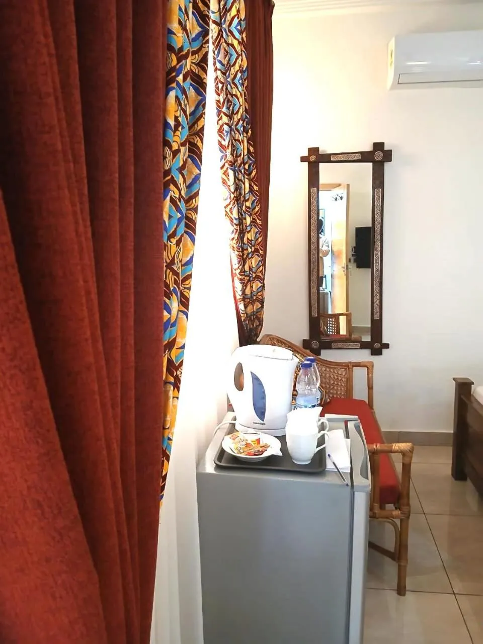 Coffee/tea facilities, Bed in Asantewaa Premier Hotel