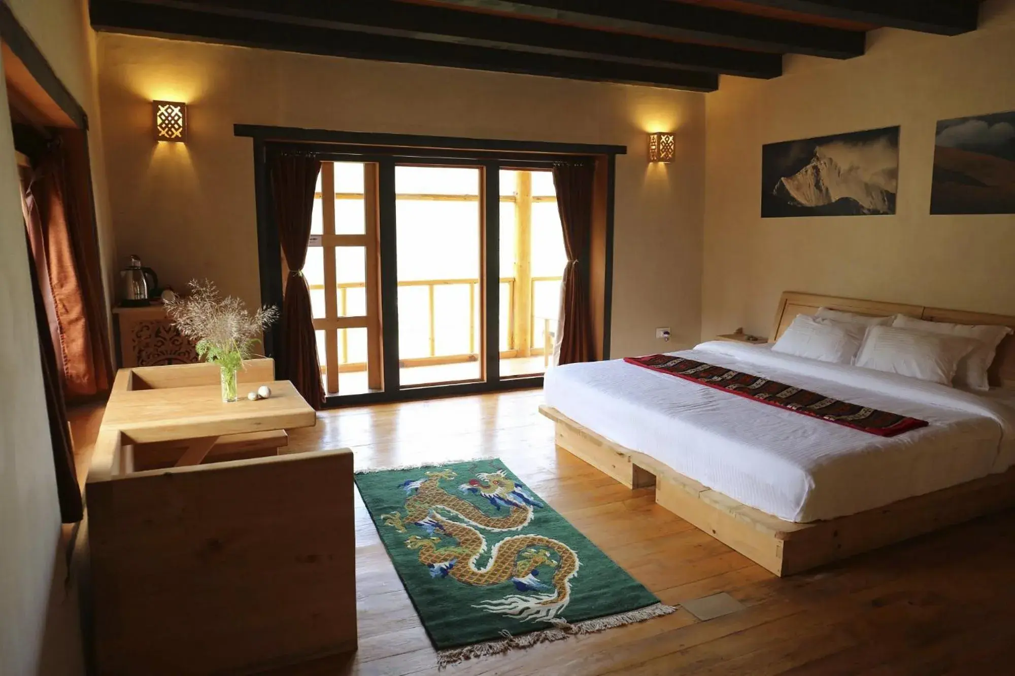 Photo of the whole room, Bed in Wangdue Ecolodge Photo of the whole room, Bed in Wangdue Ecolodge