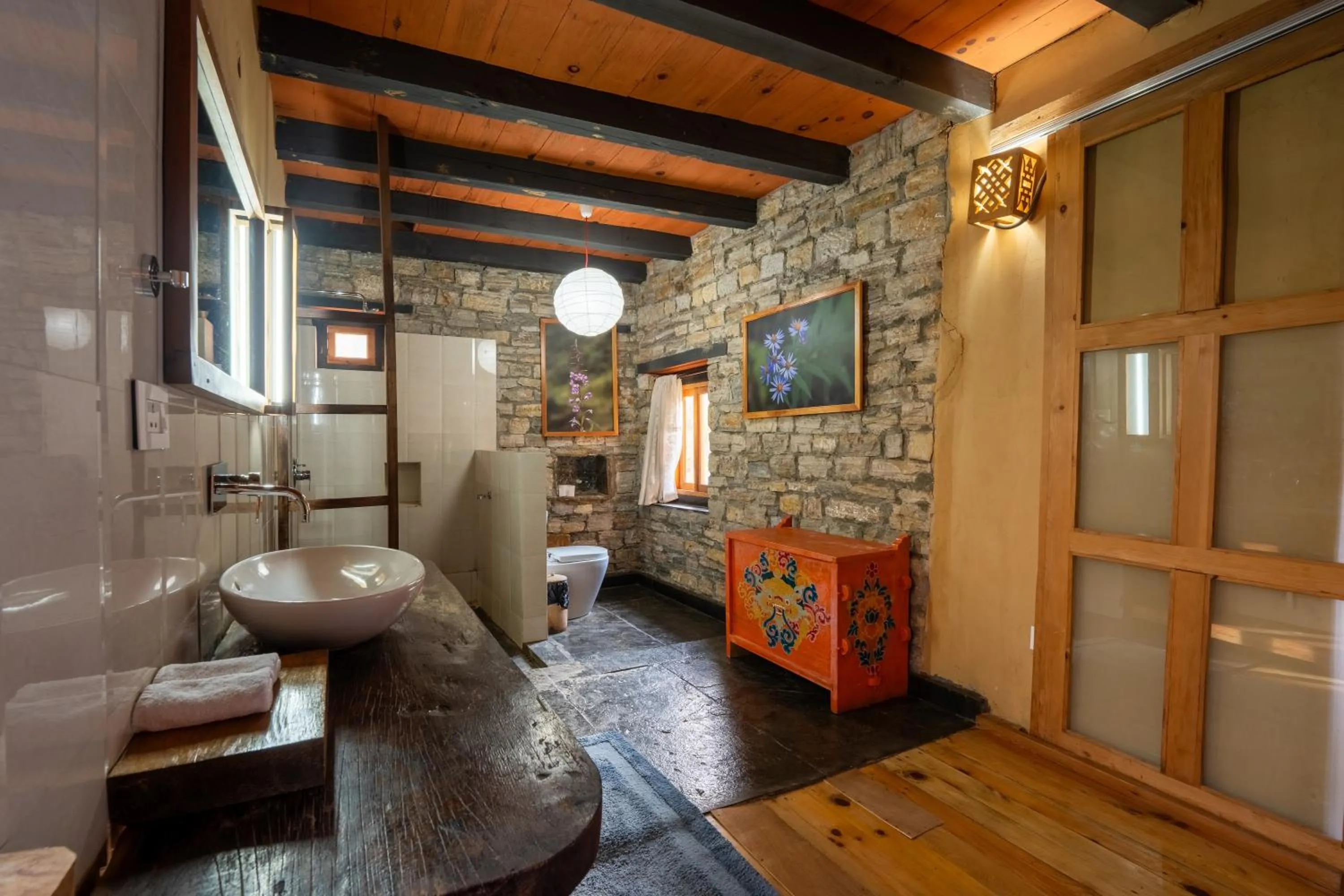 Bathroom in Wangdue Ecolodge