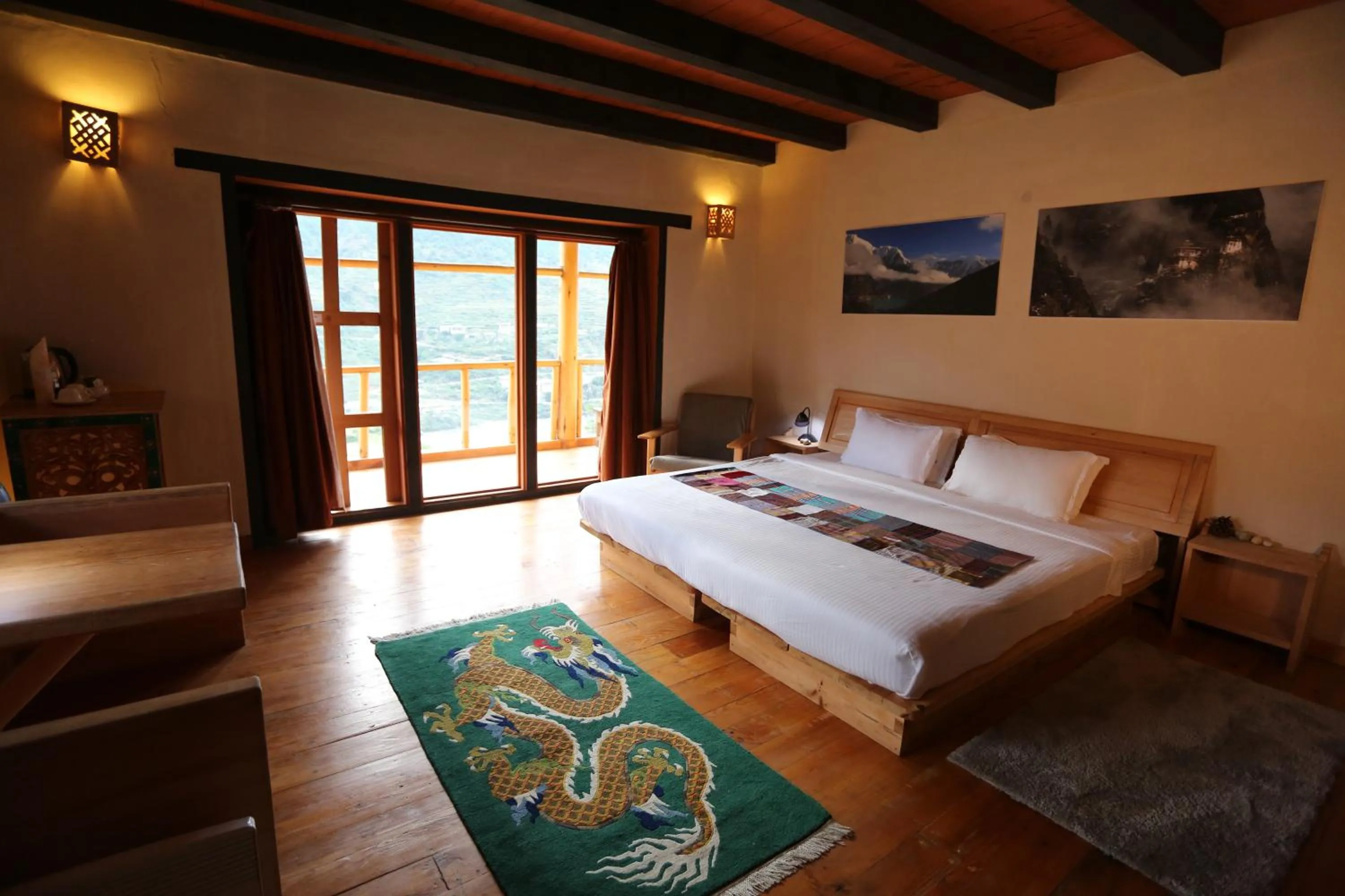Property building, Bed in Wangdue Ecolodge