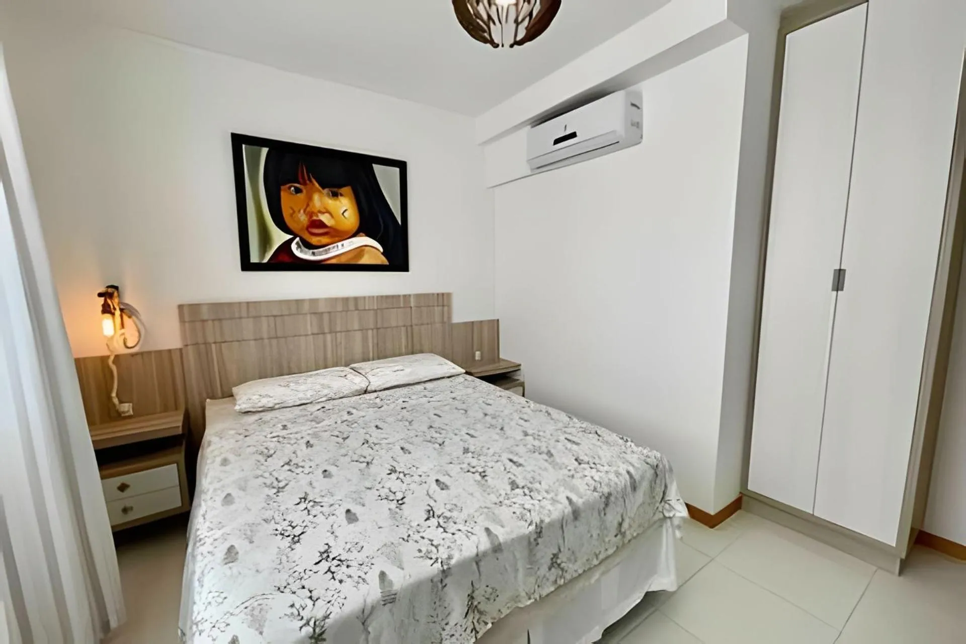 Bedroom, Bed in 4°andar, 15km B. Carrero,200m mar