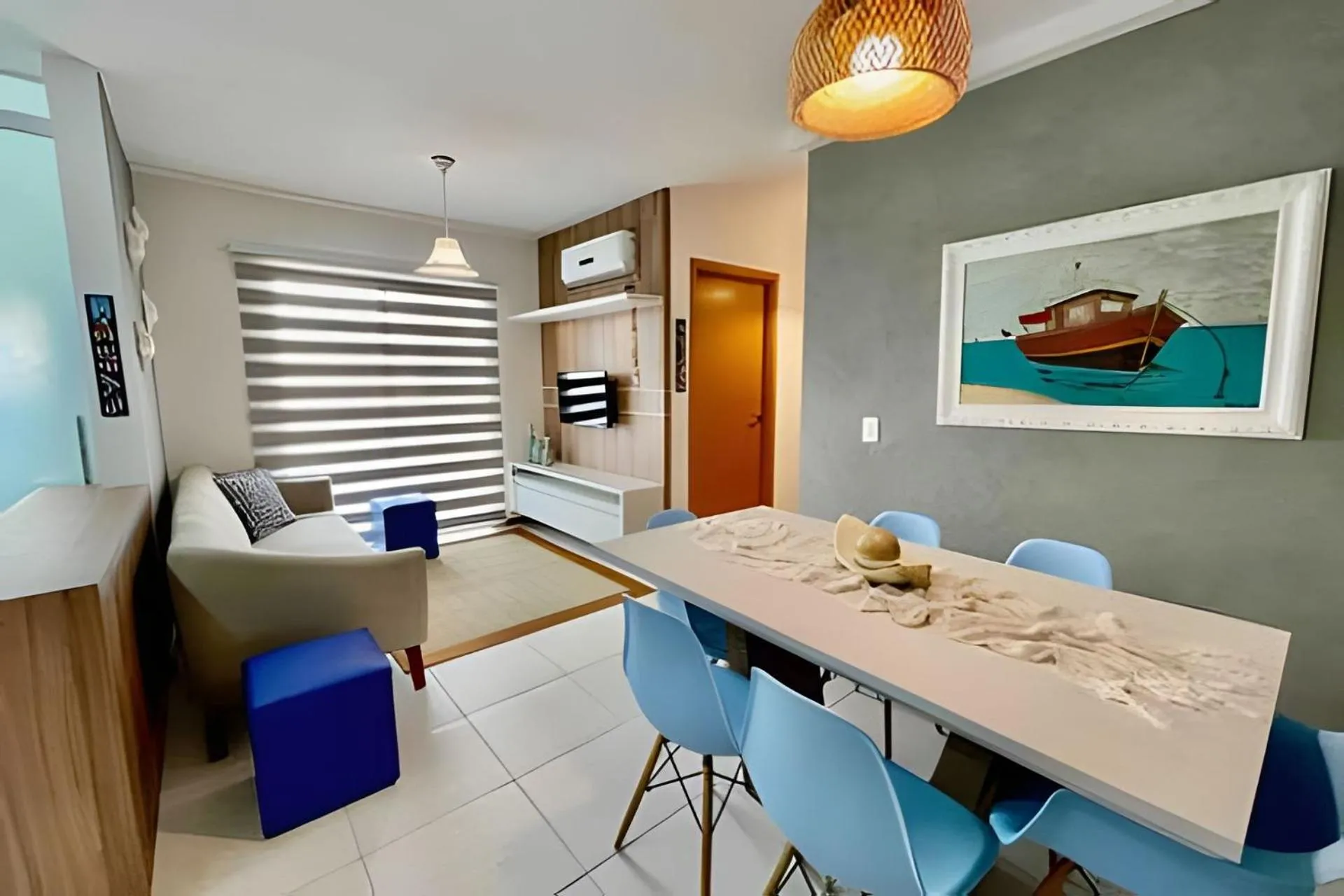 Dining area in 4°andar, 15km B. Carrero,200m mar