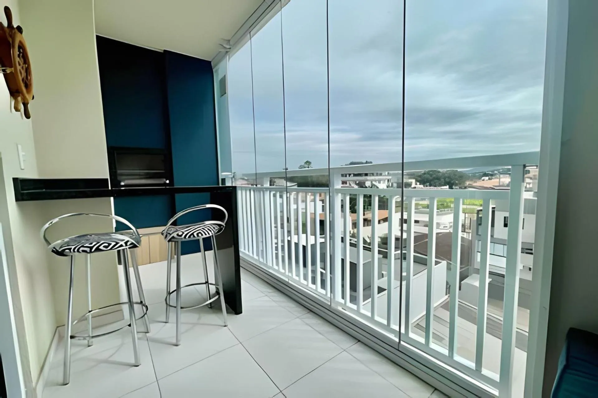 Balcony/Terrace in 4°andar, 15km B. Carrero,200m mar