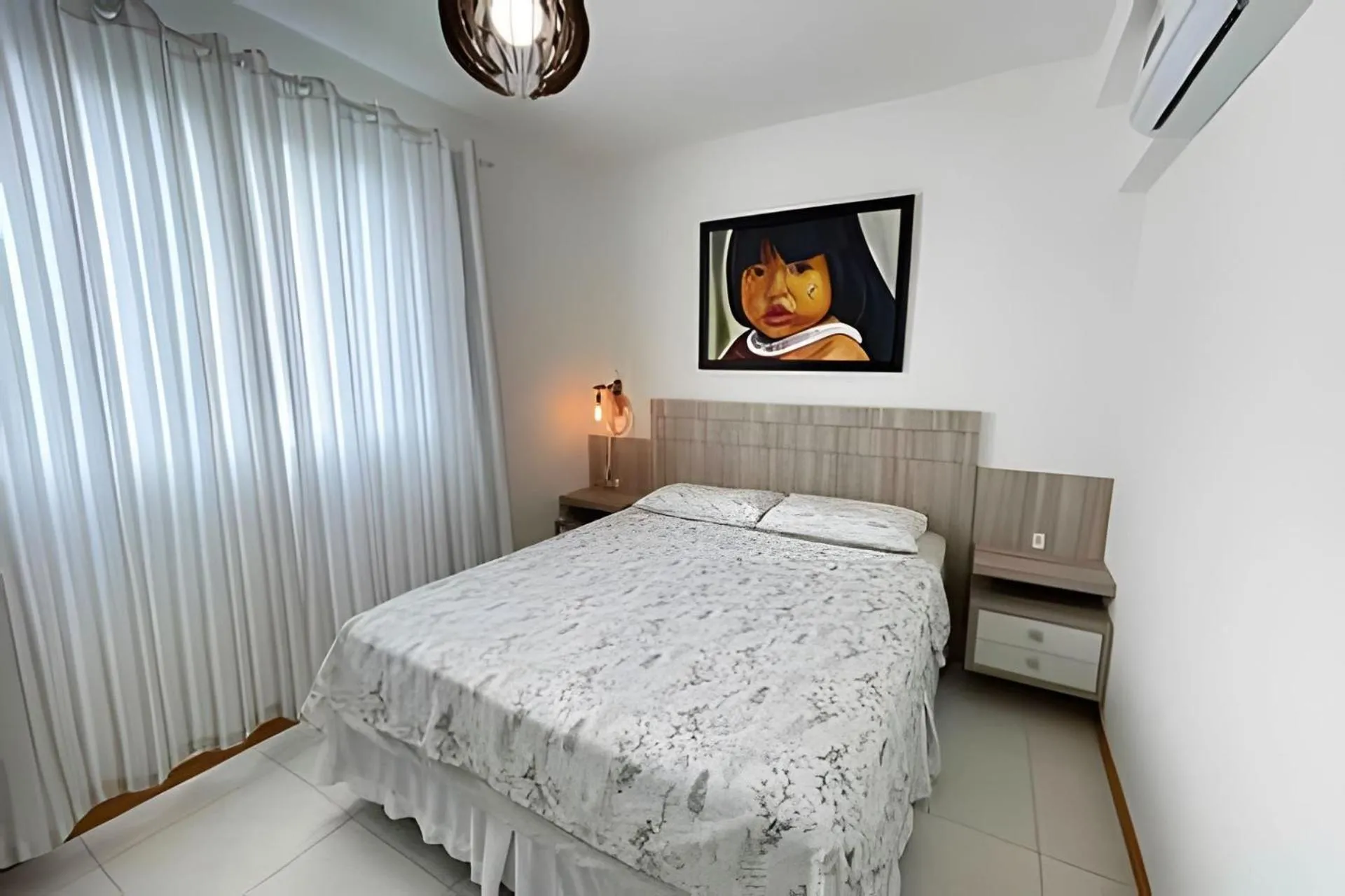Bedroom, Bed in 4°andar, 15km B. Carrero,200m mar