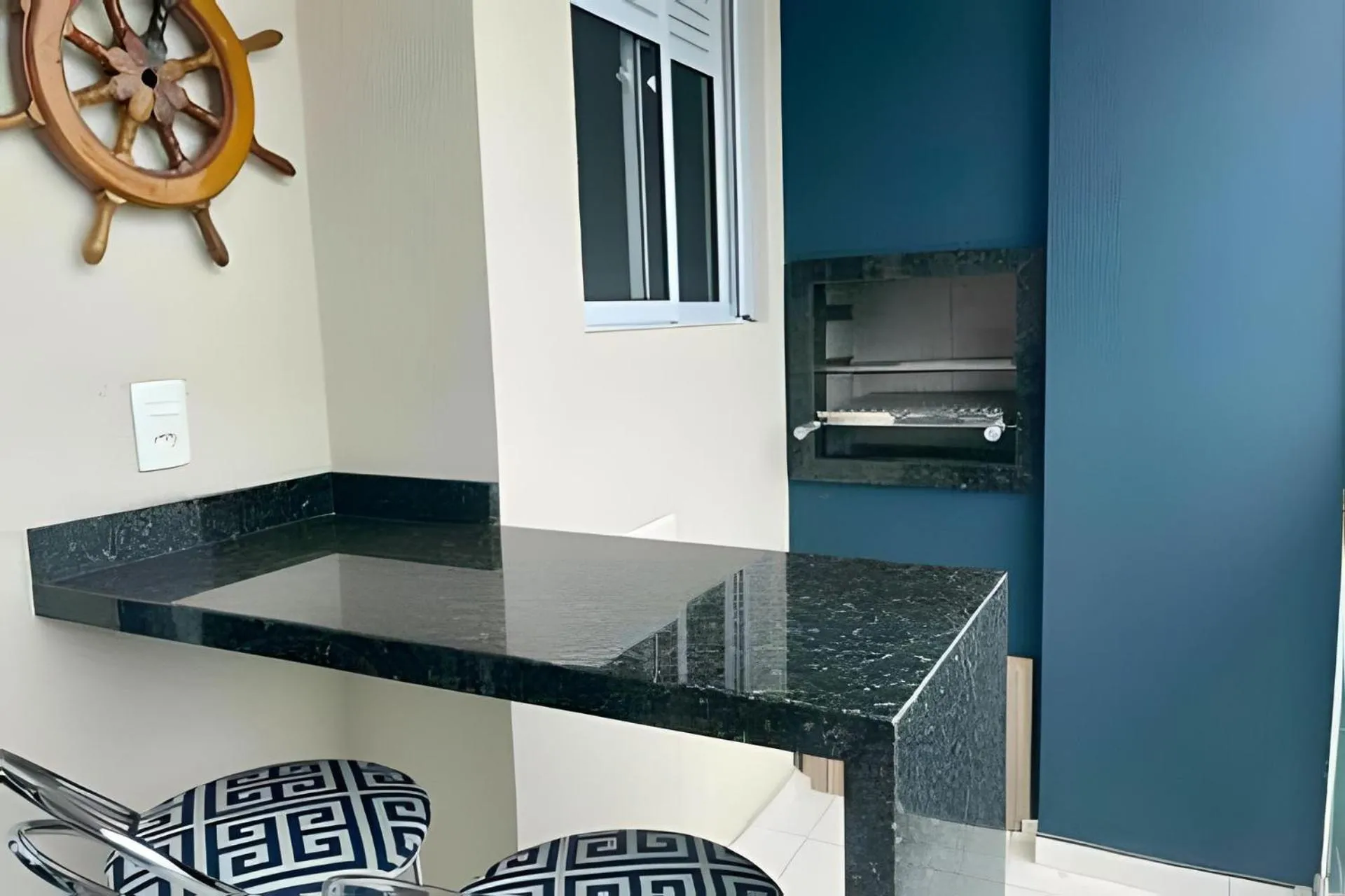 Balcony/Terrace in 4°andar, 15km B. Carrero,200m mar