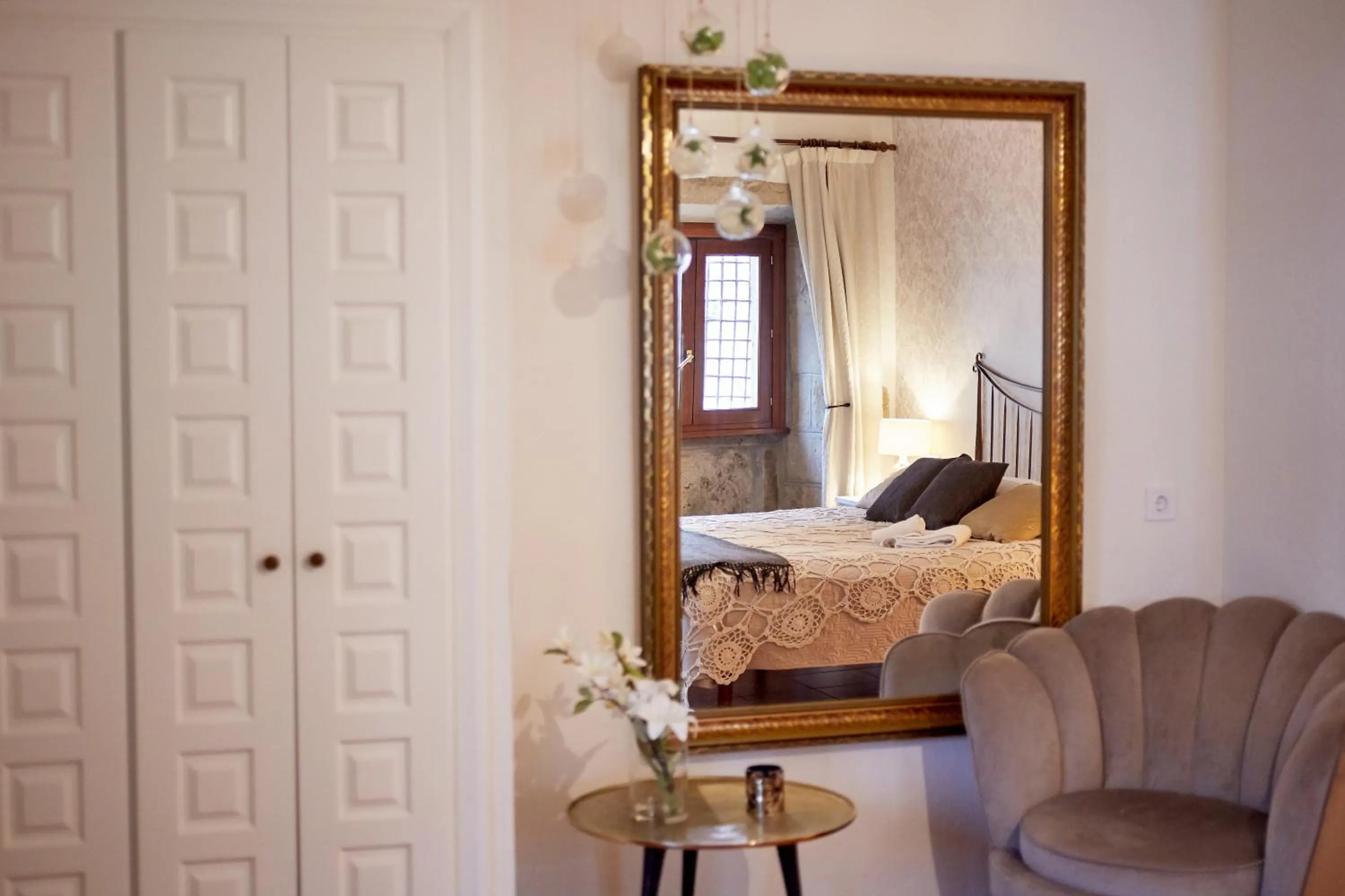 Bed in Hotel Convento San Roque