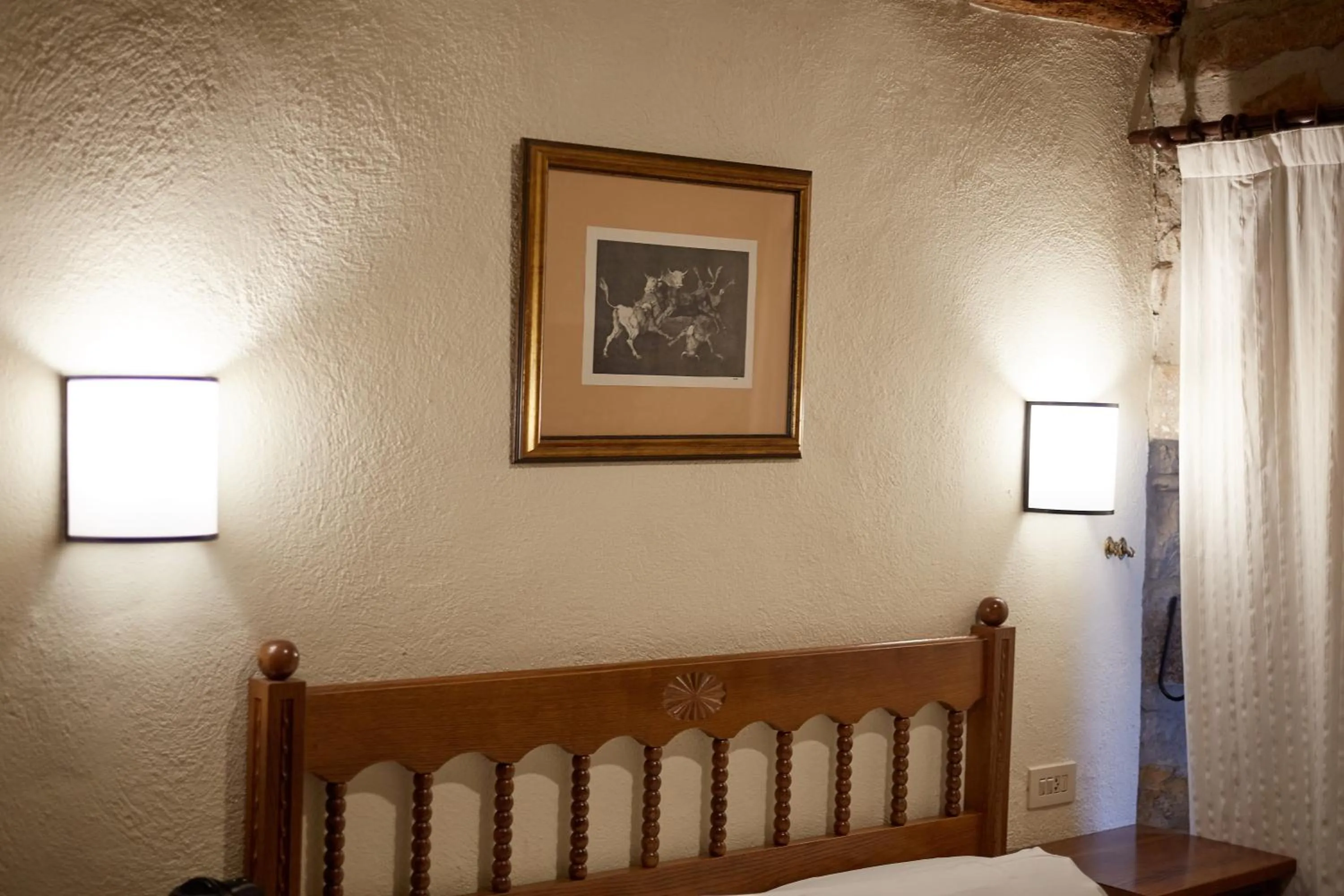 Bed in Hotel Convento San Roque